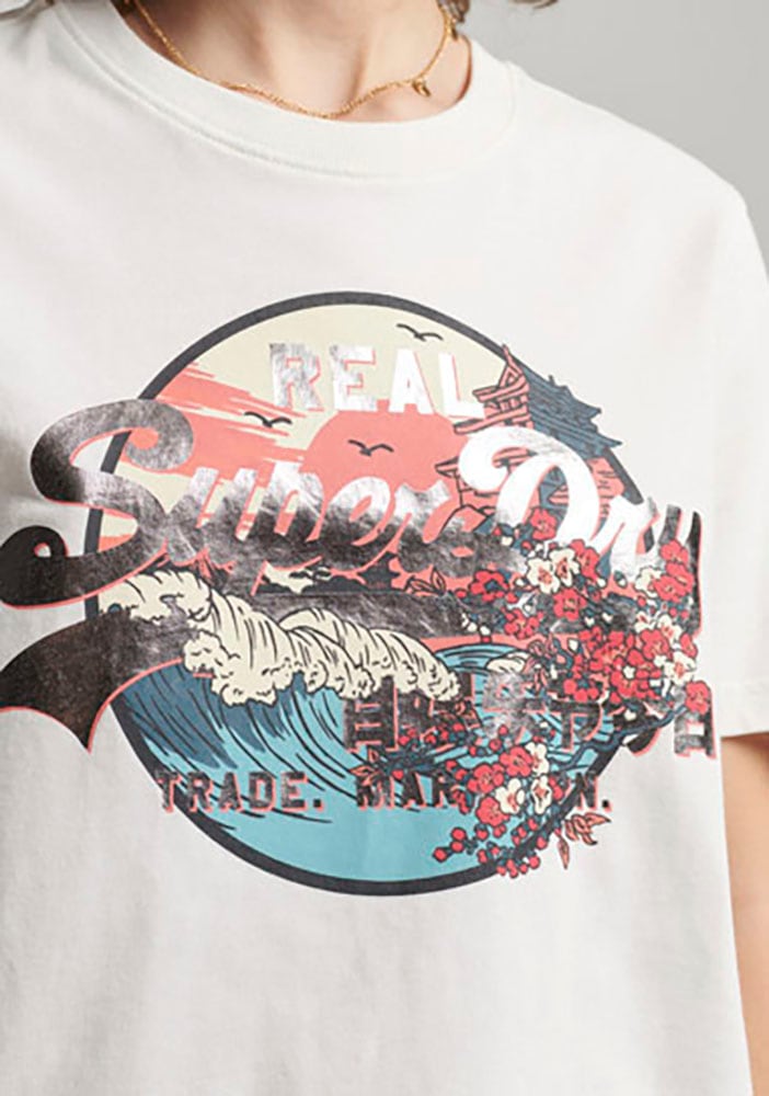 Superdry Rundhalsshirt »JAPANESE VL GRAPHIC T SHIRT« bei ♕ | T-Shirts