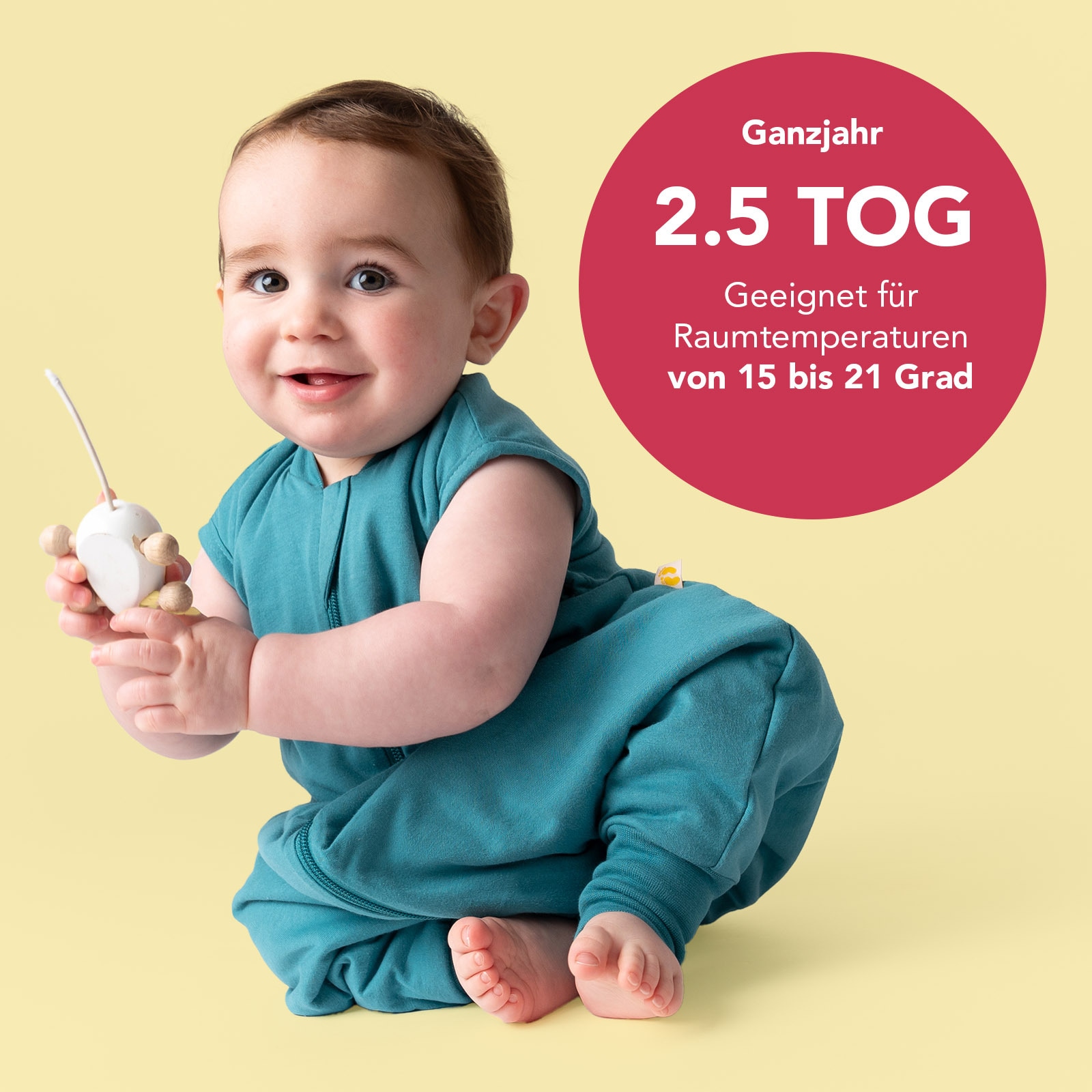 Schlummersack Babyschlafsack »Schlafsack mit Füßen 2.5 Tog«