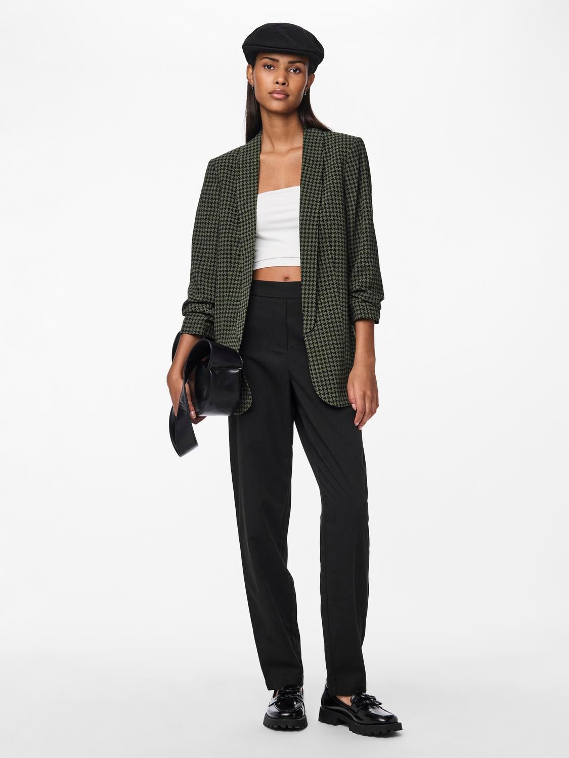 pieces Blusenblazer »PCBOSELLA 3/4 PRINTED BLAZER NOOS« mit 3/4 Ärmel