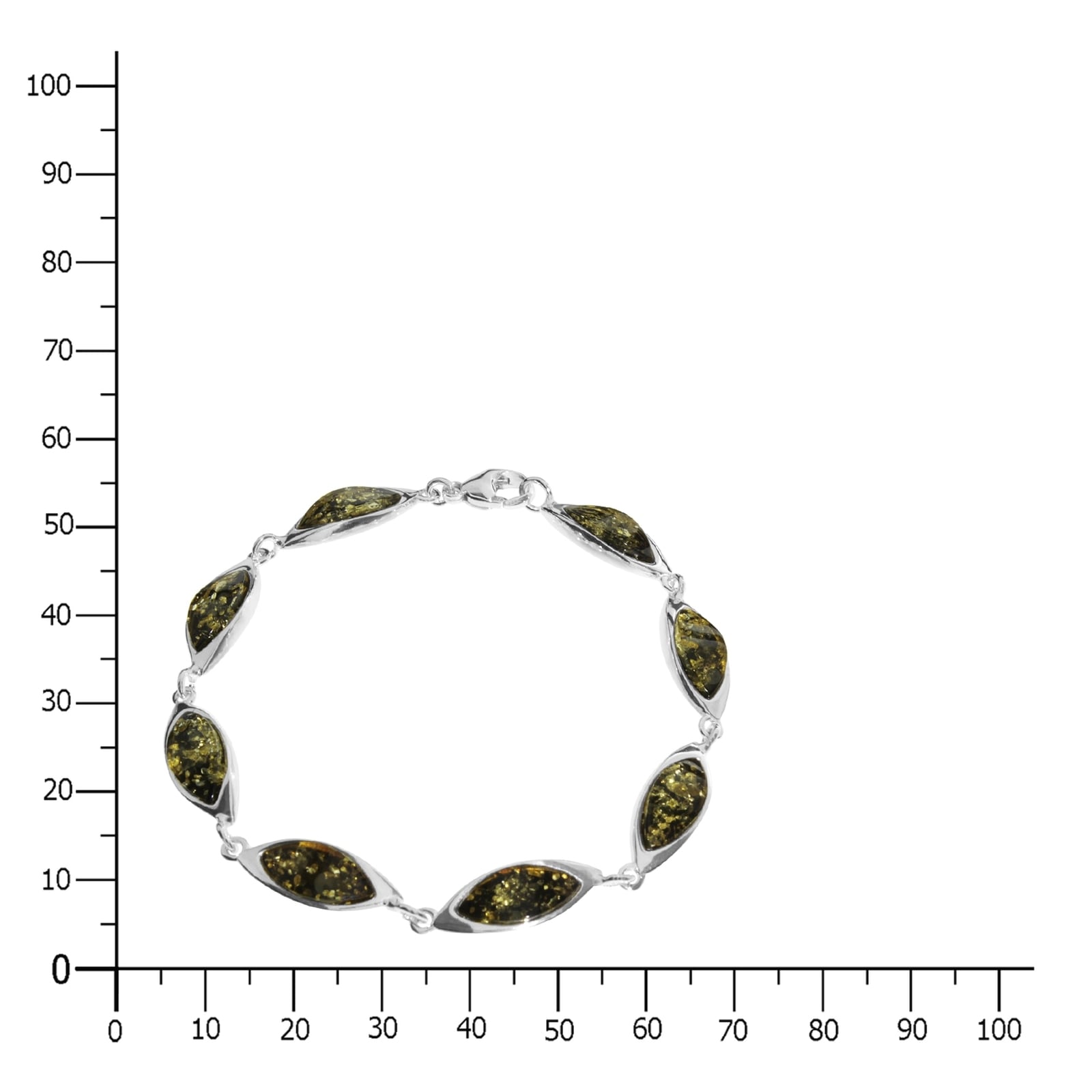 OSTSEE-SCHMUCK Armband »- Tonje - Silber 925/000 - Bernstein«