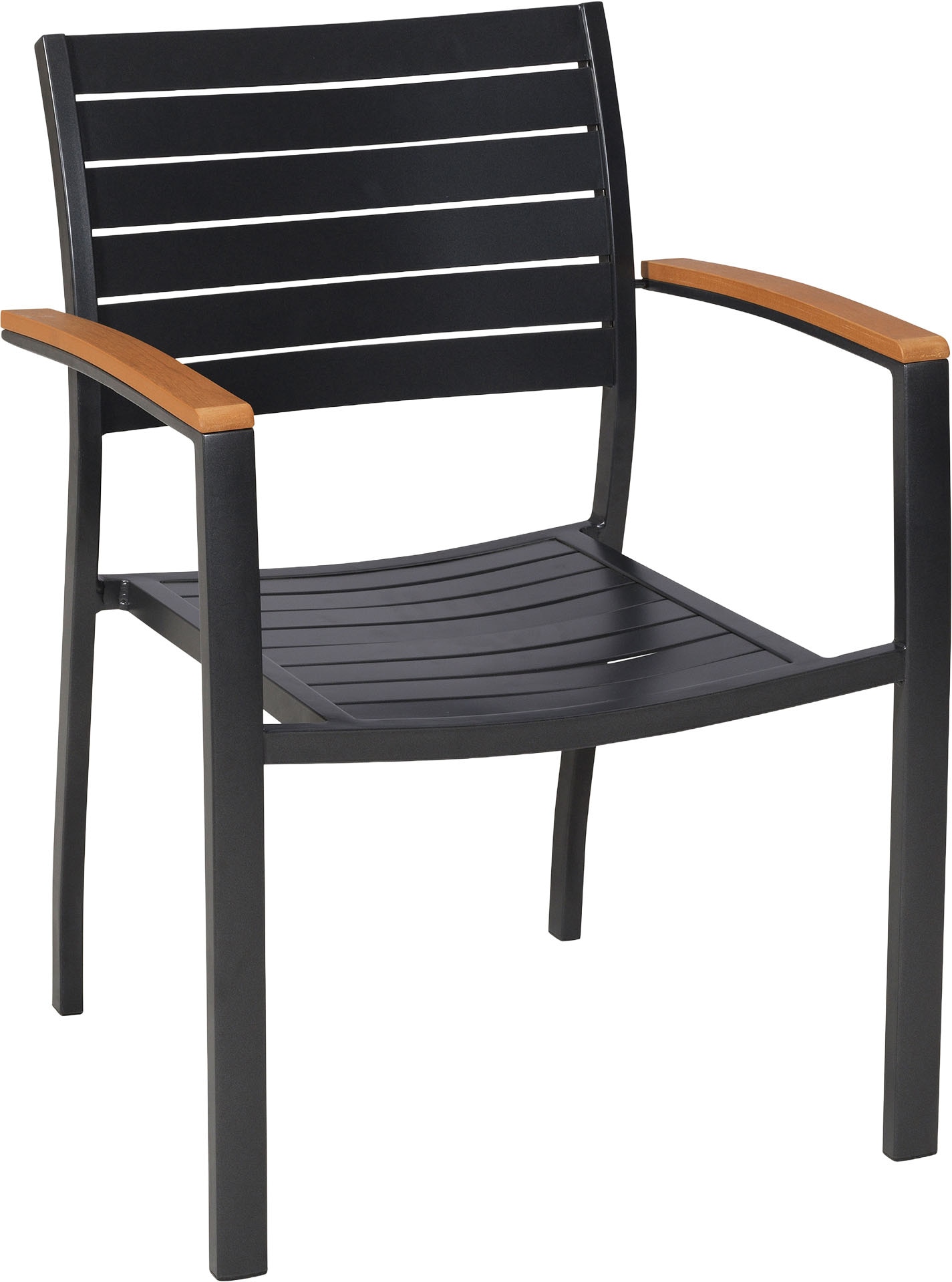 MERXX Garten-Essgruppe »Astros« Set, 5 tlg. inkl. 4 Stapelsessel, 1 Tisch