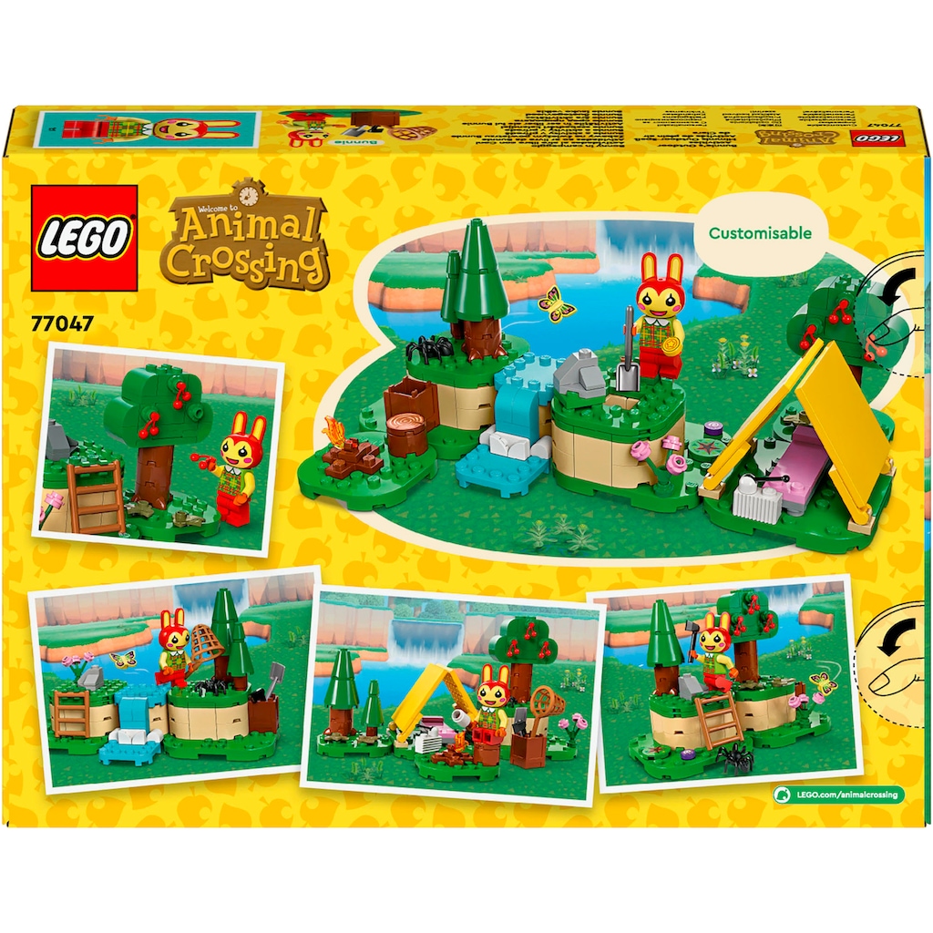 LEGO® Konstruktionsspielsteine »Mimmis Outdoor-Spaß (77047), LEGO® Animal Crossing«, (164 St.)