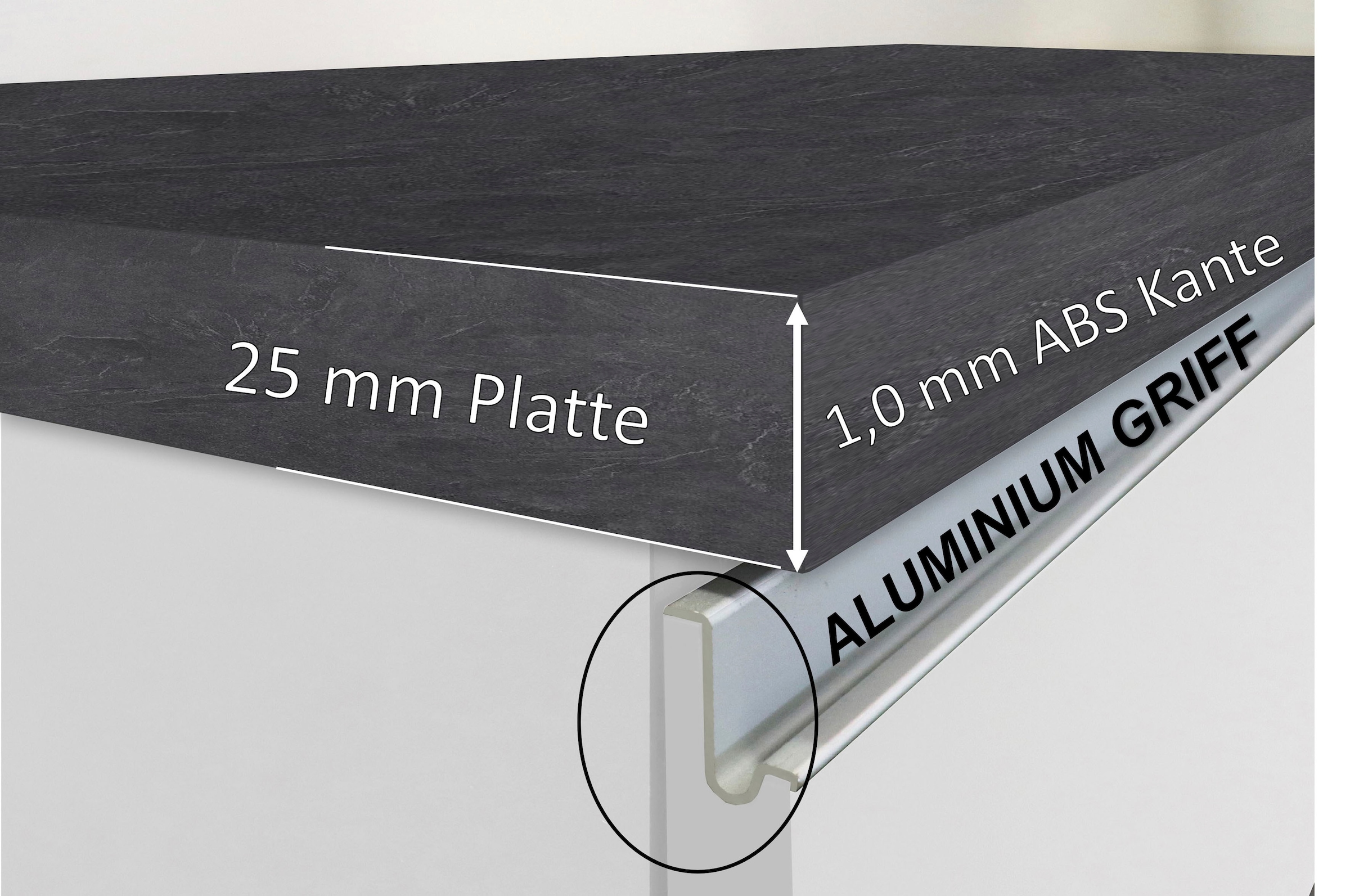 Kochstation Küche »KS-Sole, Kücheninsel«, Breite 155 cm, 3 Türen