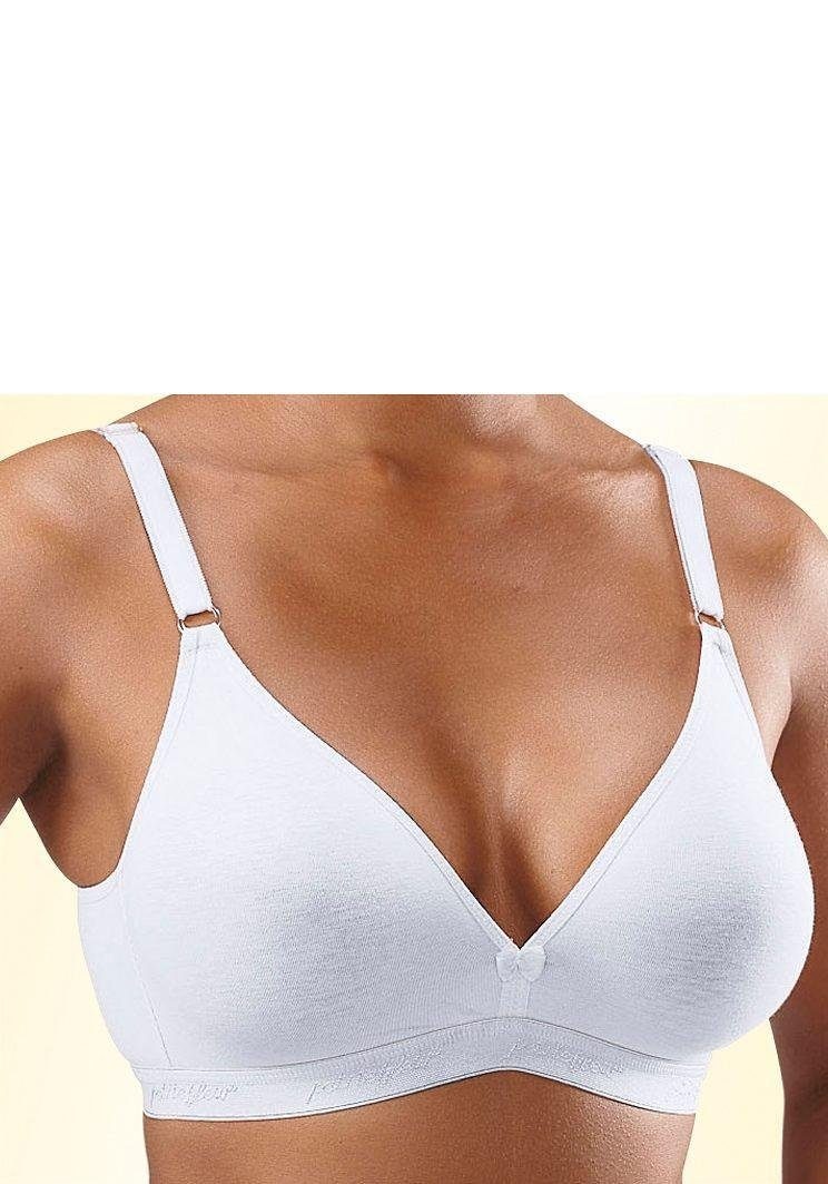 petite fleur Bralette-BH, ohne Bügel im Triangel-Schnitt aus schöner Baumwolle