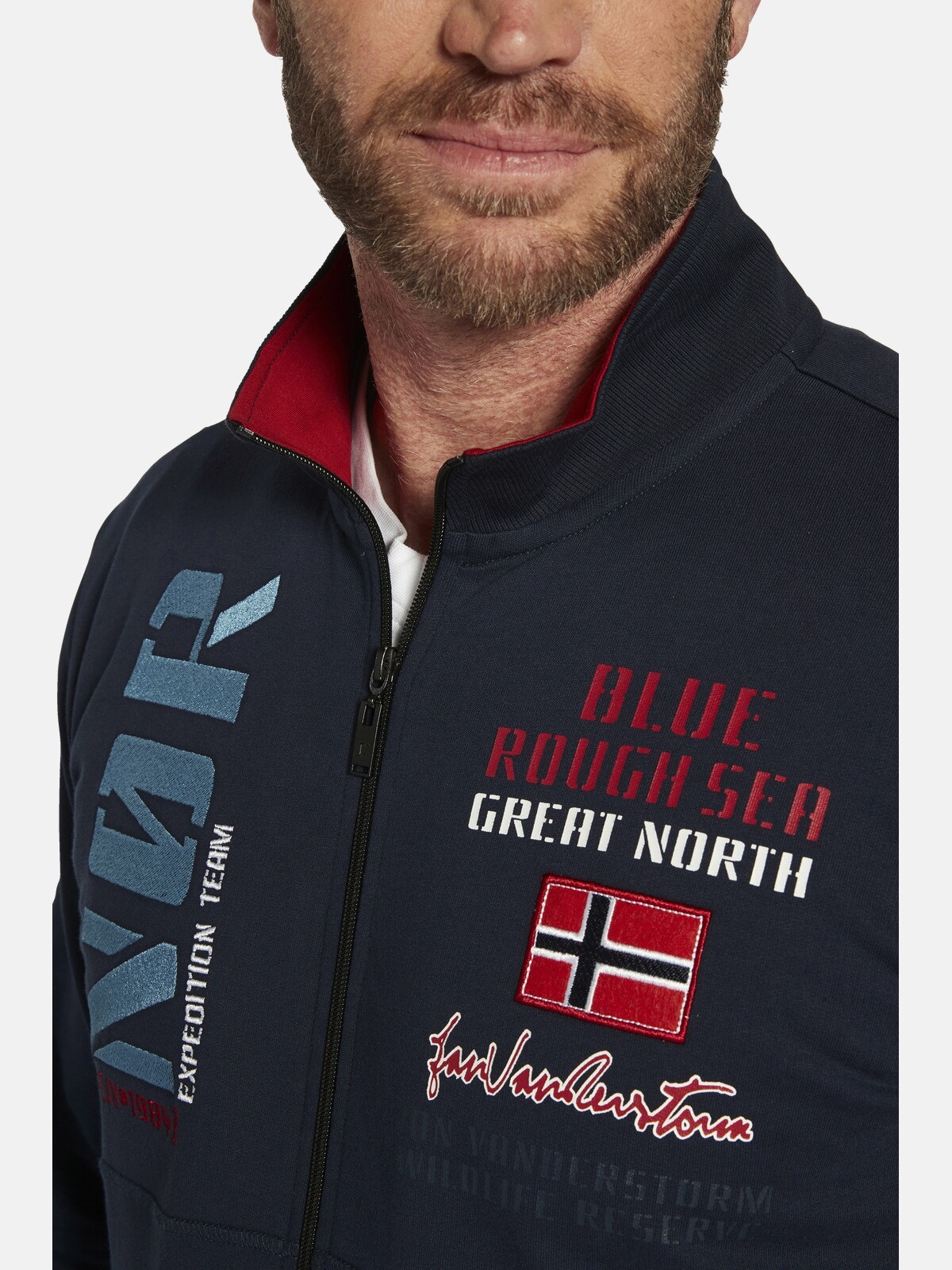 Jan Vanderstorm Sweatjacke »Sweatjacke TJARKE«