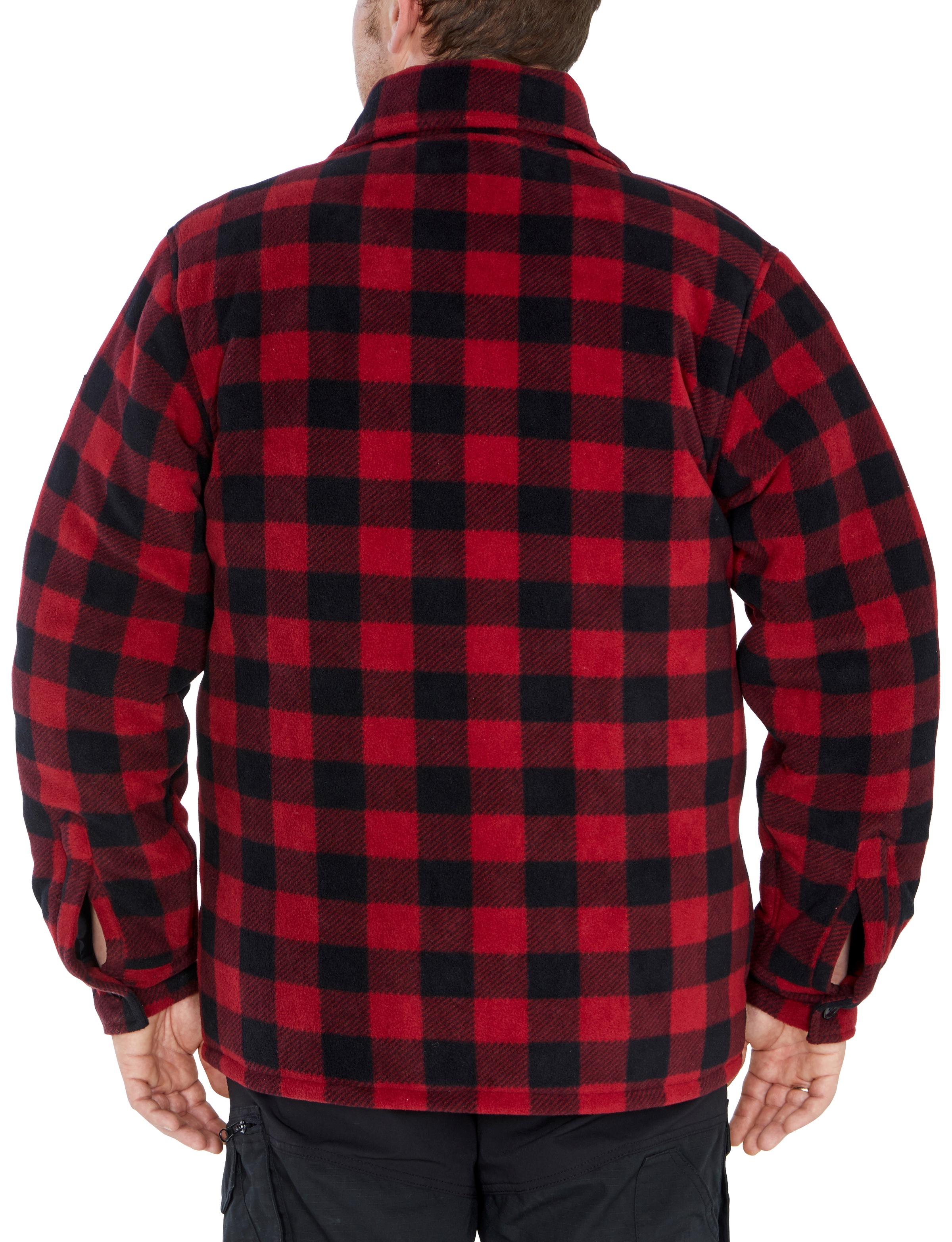 Northern Country Flanellhemd, (als Jacke warm bei Rücken, Hemd tragen), zugeknöpft ♕ oder verlängertem zu Flanellstoff 5 mit gefüttert, offen Taschen, mit
