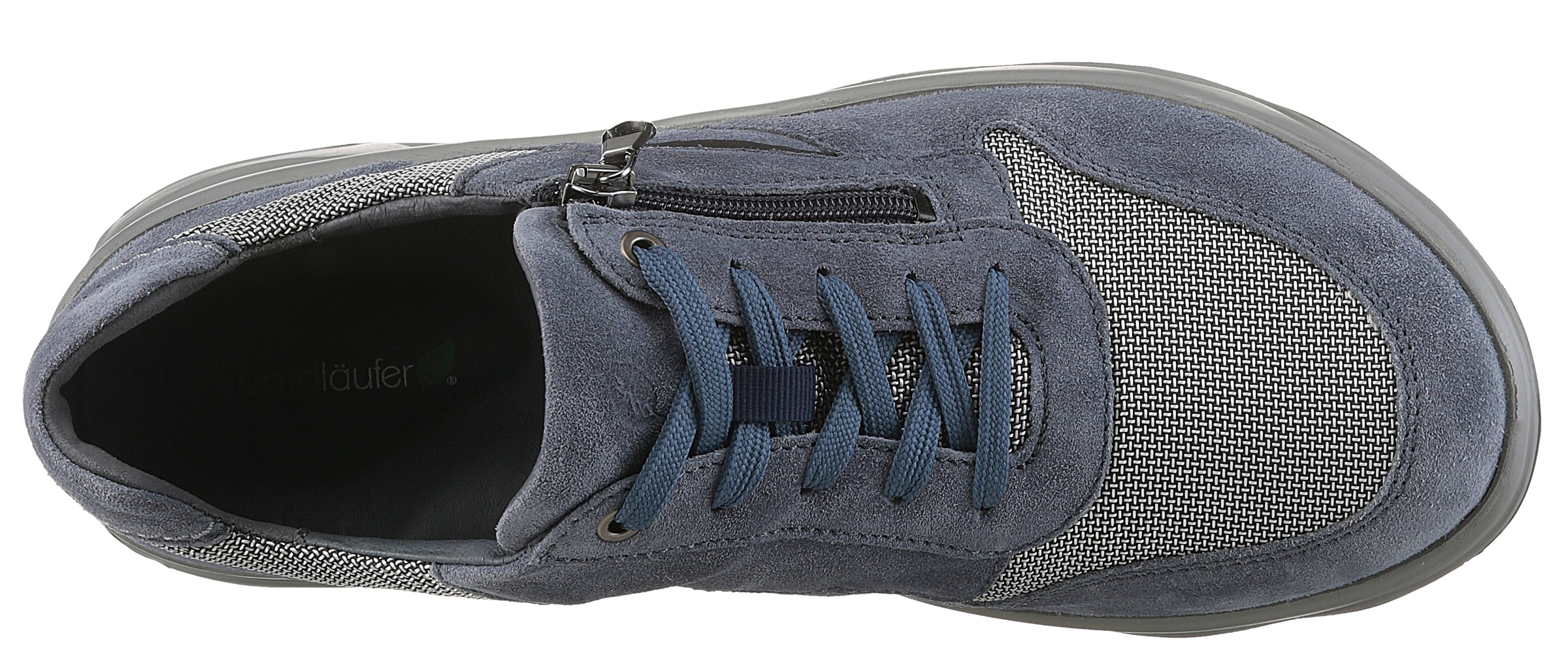 Waldläufer Sneaker »H-MAX«, Schnürschuh, Halbschuh mit zusätzlichem Reißverschluss, H-Weite
