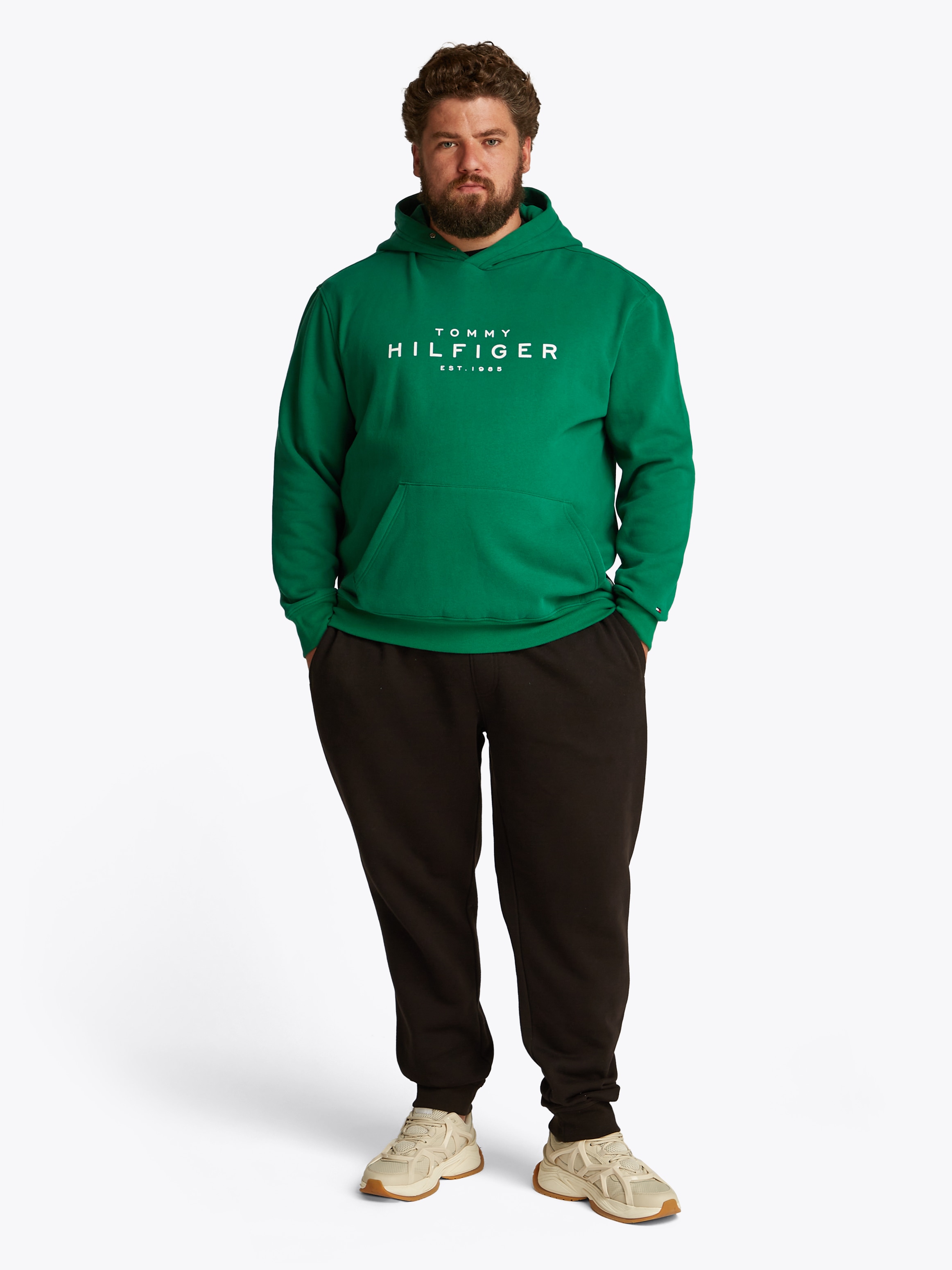 Tommy Hilfiger Big & Tall Sweatshirt »BT-TOMMY HILFIGER HOODY-B«, in Großen Größen, Logostickerei