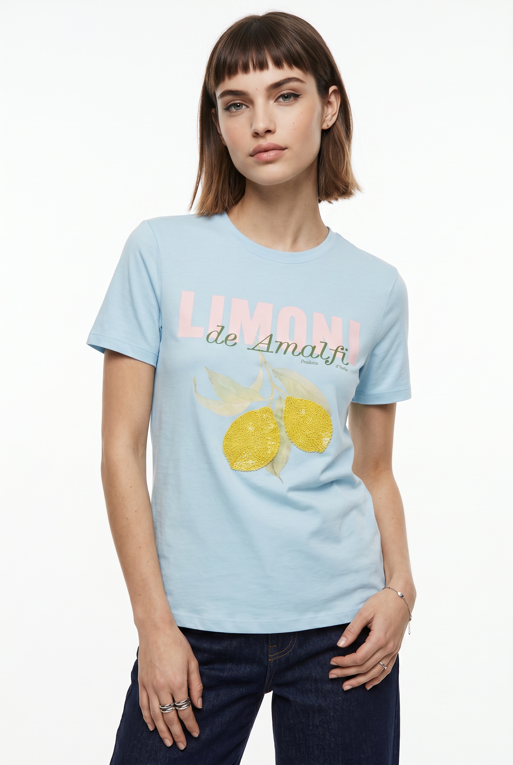 ONLY CARMAKOMA Kurzarmshirt »CARKITA LIFE S/S PEARL TOP JRS«