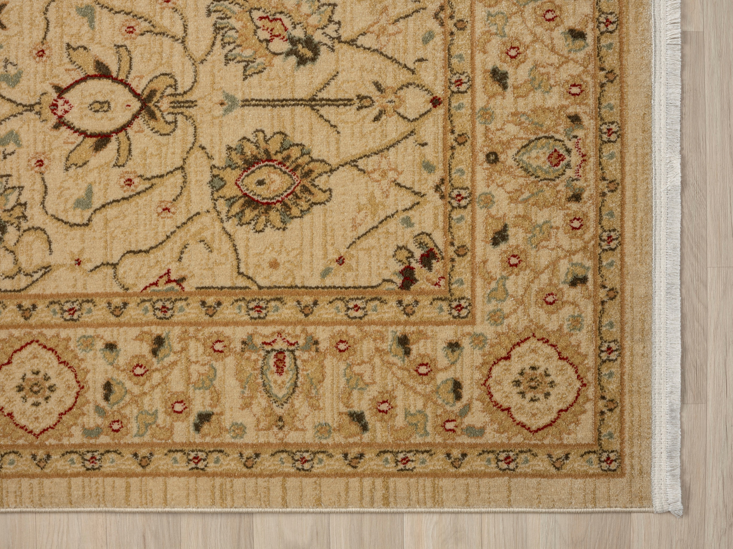 Myflair Möbel & Accessoires Teppich »Maryam 2« rechteckig 7,5 mm Höhe Kurzflor, Orient Optik, edler Glanz, mit Fransen, besonders weich