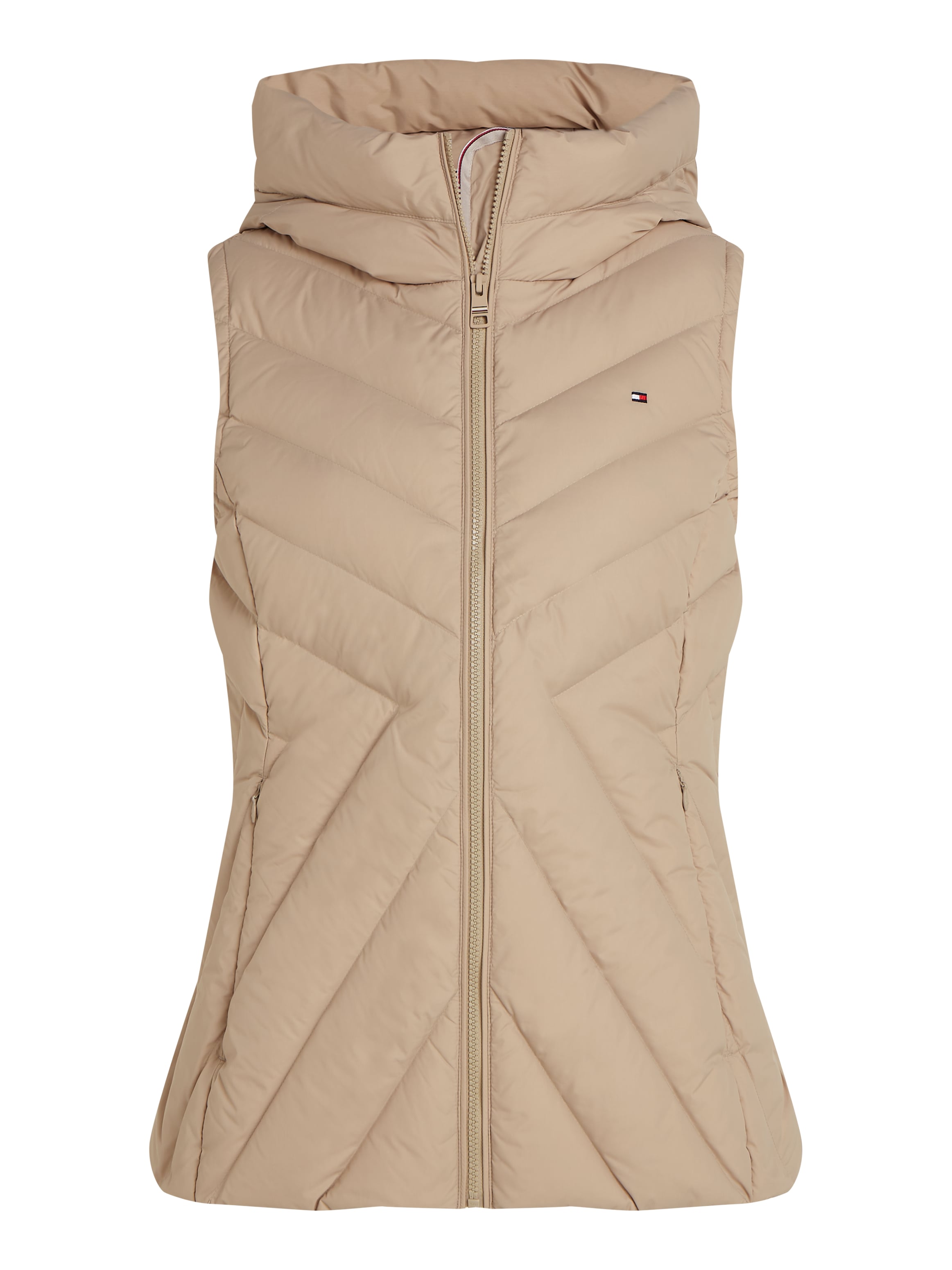 Tommy Hilfiger Steppweste »CHEVRON MW PADDED VEST«, mit mittelstarker Wattierung und Tommy Hilfiger Markenlabel