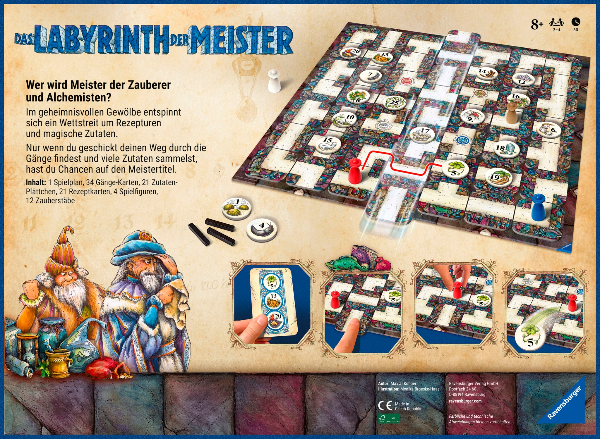 Ravensburger Spiel »Labyrinth der Meister«, Made in Europe