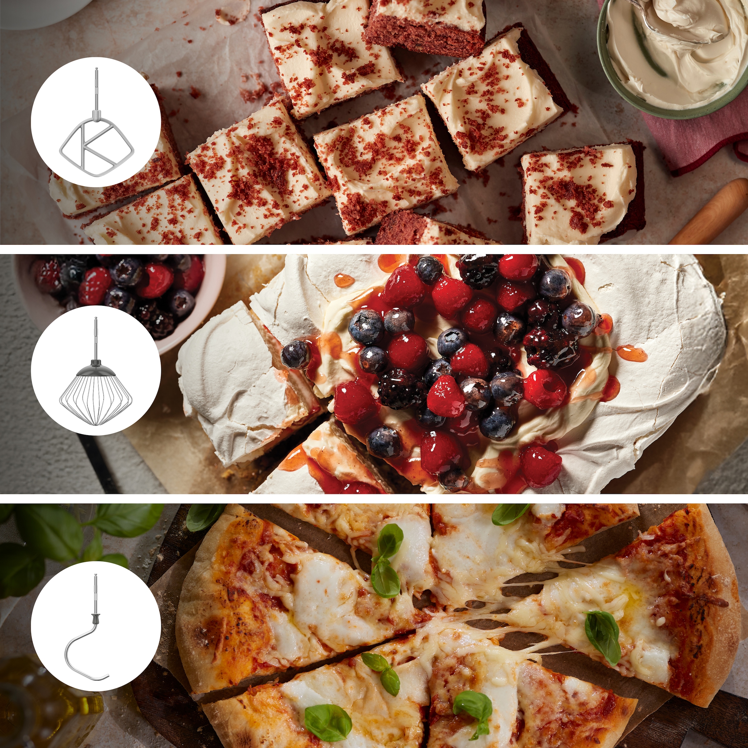 Kenwood Küchenmaschine »Multi Tasker KHC30.070GY« Inkl. 4,3L Schüssel, 3 Aufsätze, Spritzschutz, Zitruspresse