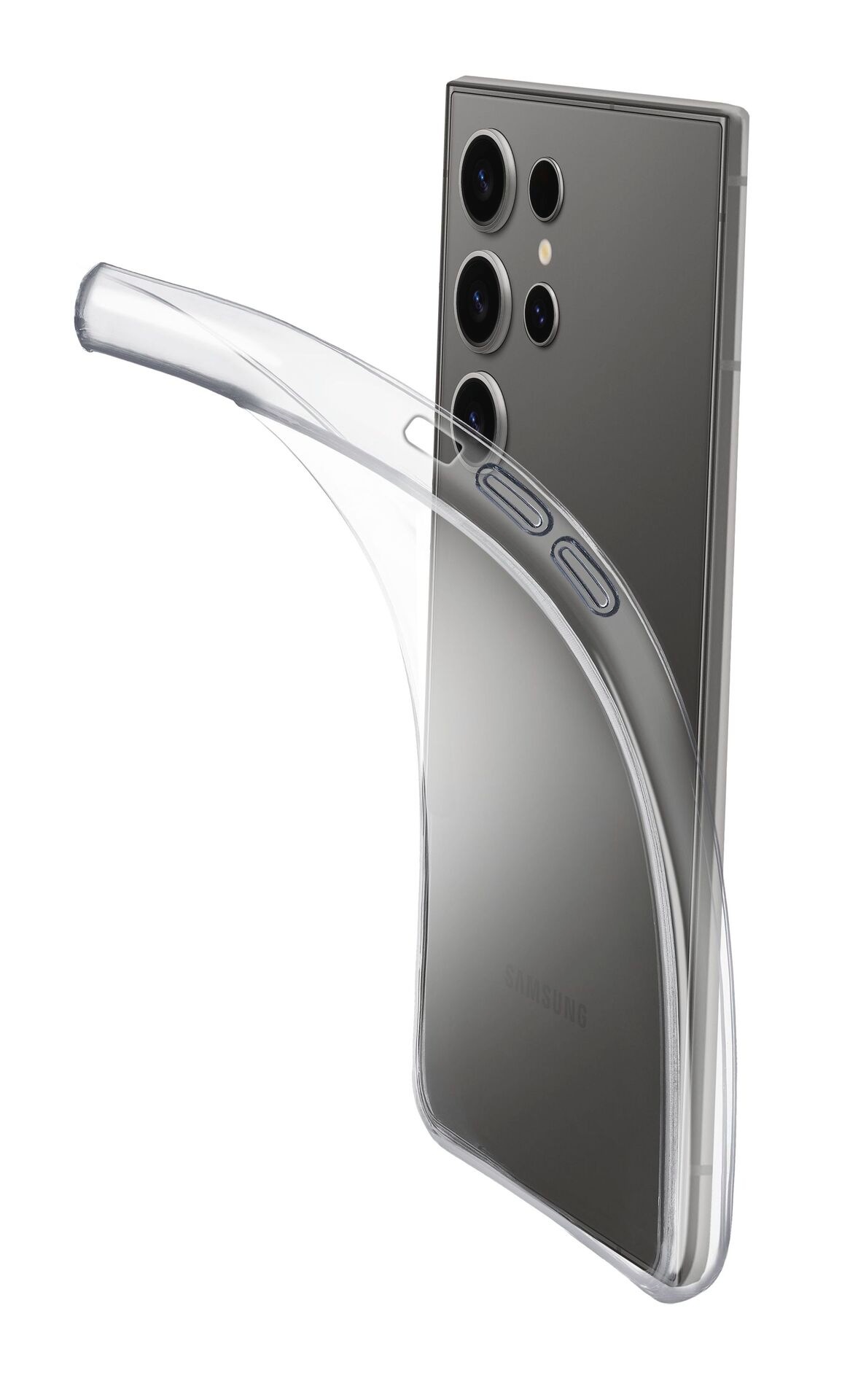 Cellularline Handyhülle »Fine Case für Samsung Galaxy S25 Ultra«, Backcover, Schutzhülle, Handyschutzhülle, Case, Schutzcase, stoßfest