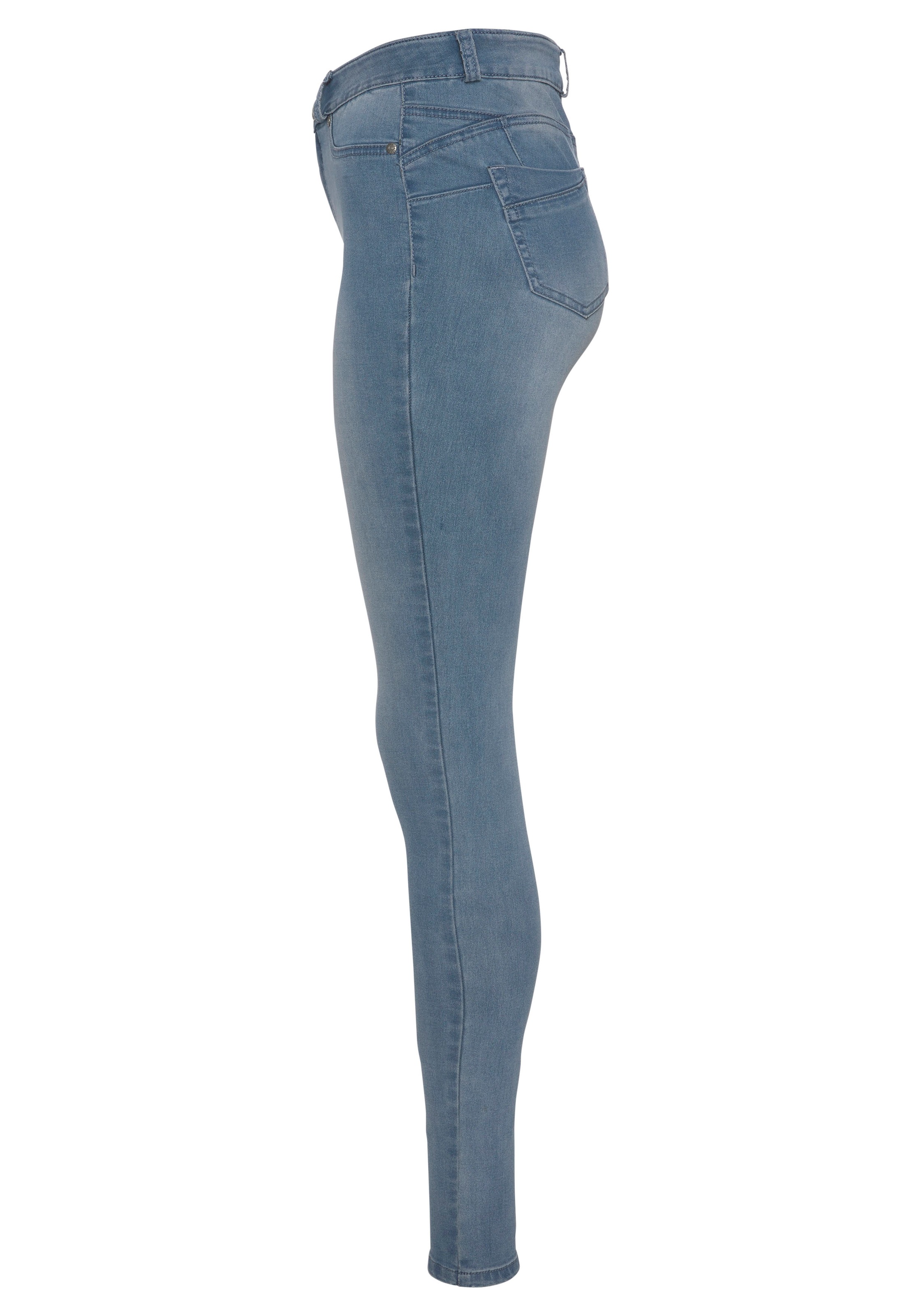 Arizona Skinny-fit-Jeans »Ultra Stretch«, skinny-fit, betonte Taille, shaping-Effekt, high Waist