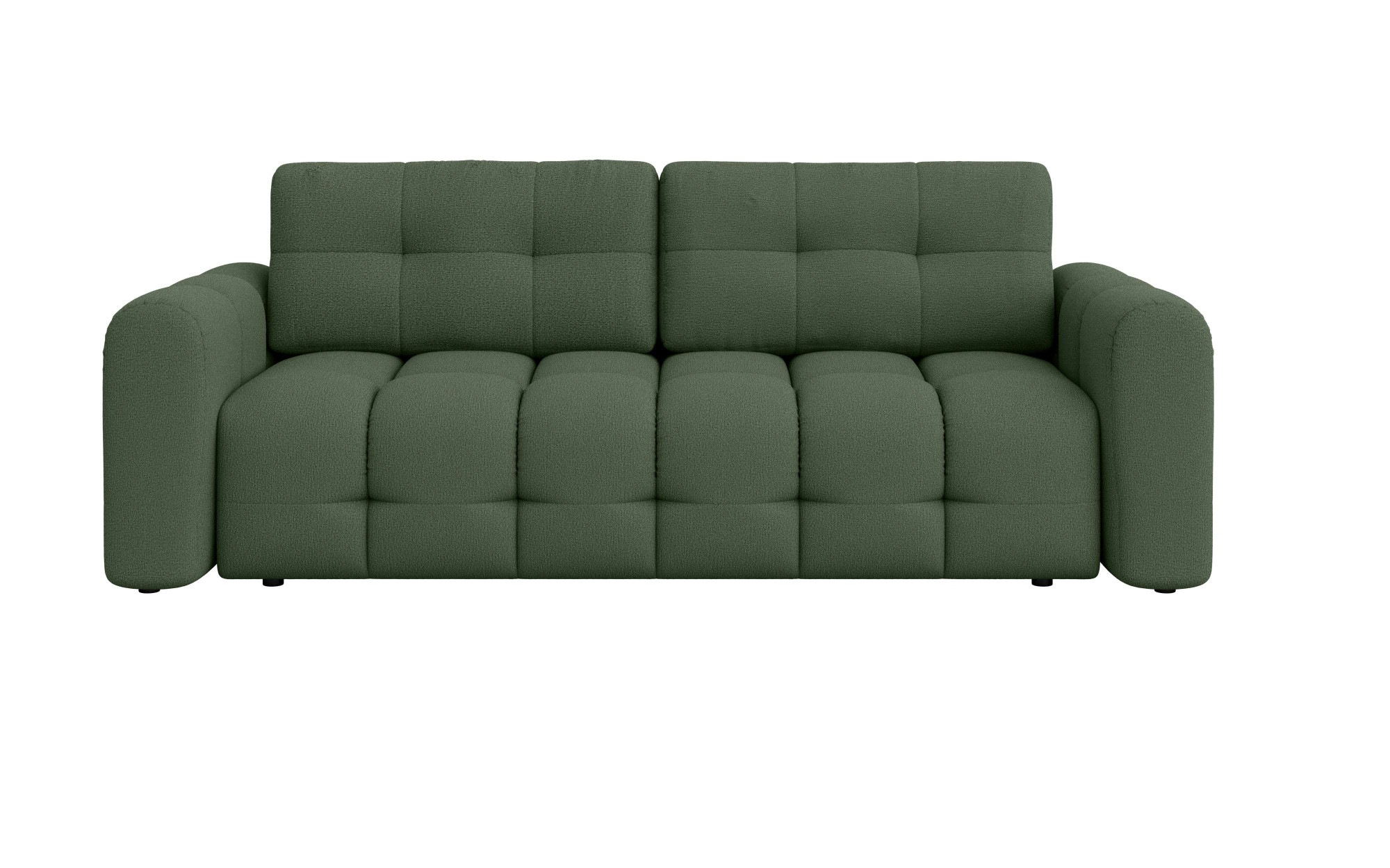 INOSIGN 3-Sitzer »Manilla, wahlweise mit Bettfunktion, B/T/H 265/117/91 cm«, mit Wellenunterfederung, in verschiedenen Materialien und Farben