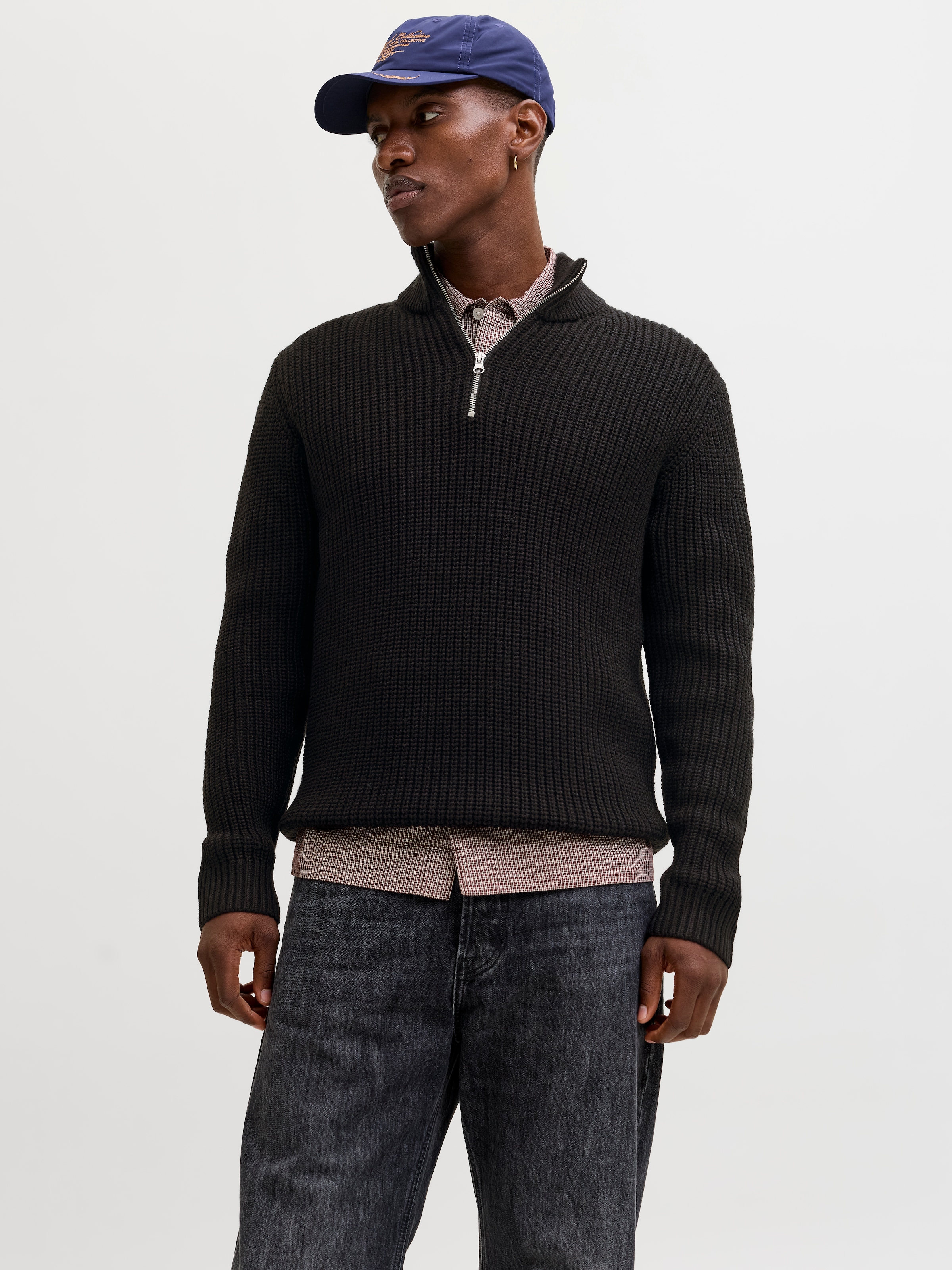 Jack & Jones Troyer »JORBLEECKER KNIT HALF ZIP BF«