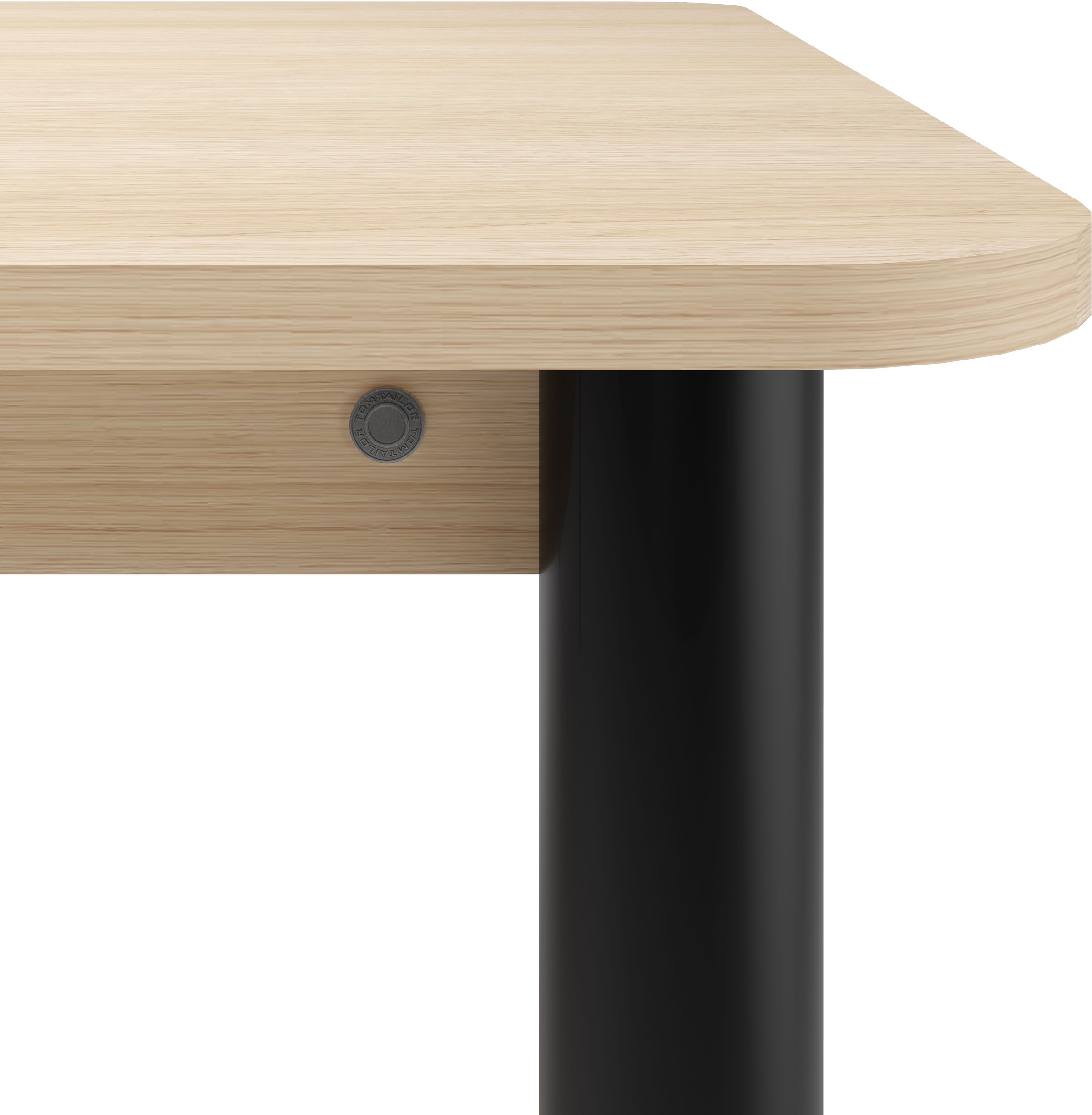 TOM TAILOR HOME Esstisch »COLOR TABLE«, (1 St.), Esstisch, 4-Fuß, 3 Größen, 3 Dekorfarben, 4 Fußfarben, ABS-Kante