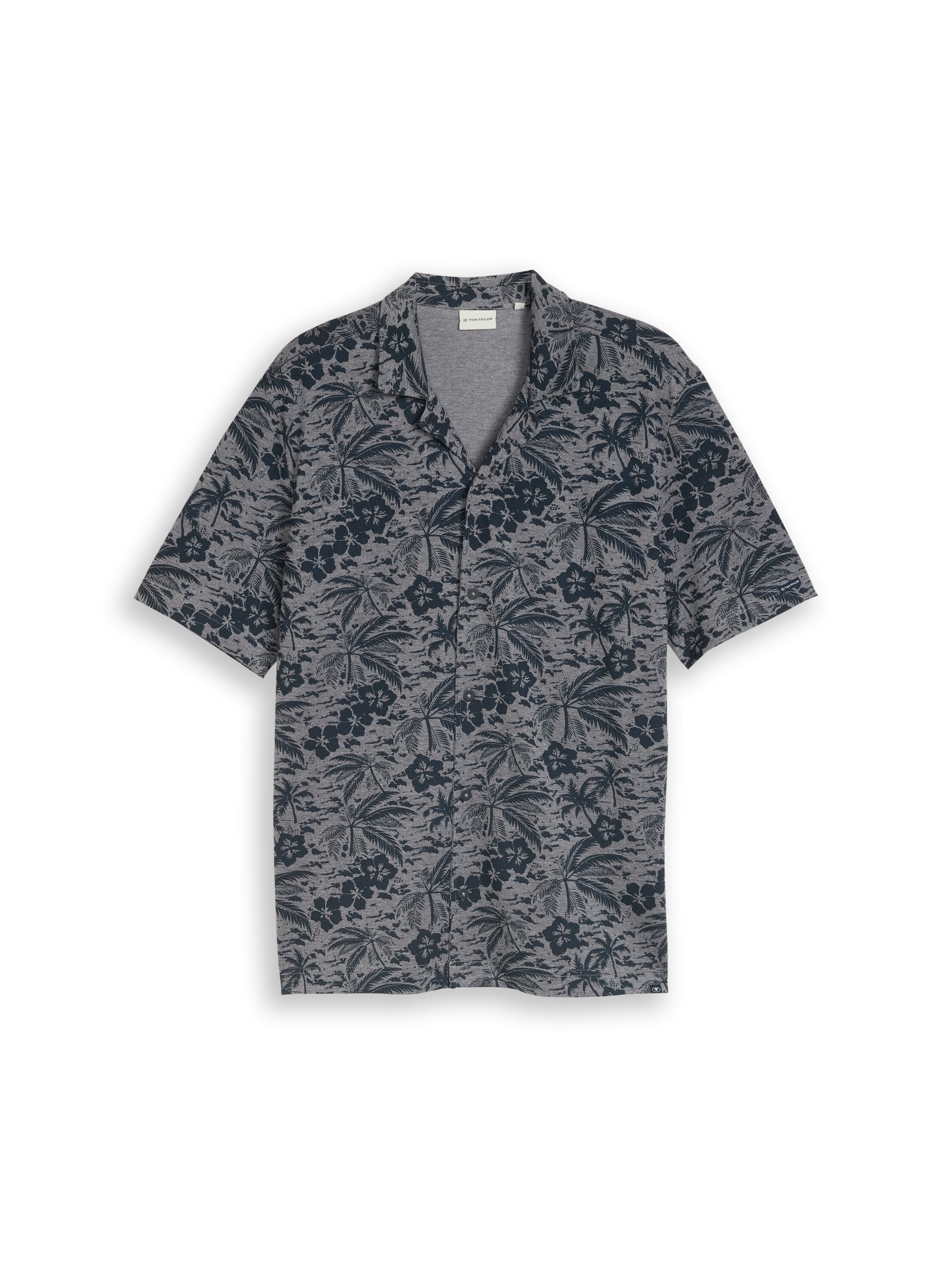 TOM TAILOR Hawaiihemd Kurzarm Sommerhemd im Hawaii-Look
