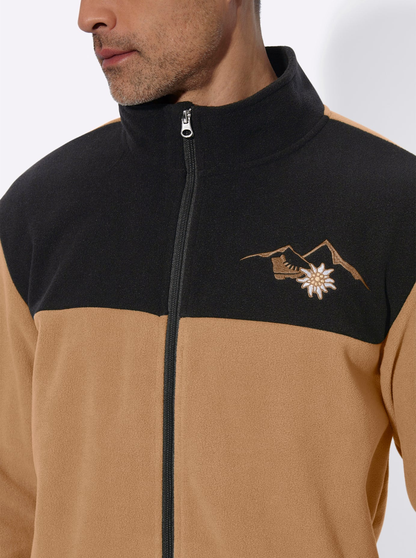 Classic Fleecejacke ohne Kapuze