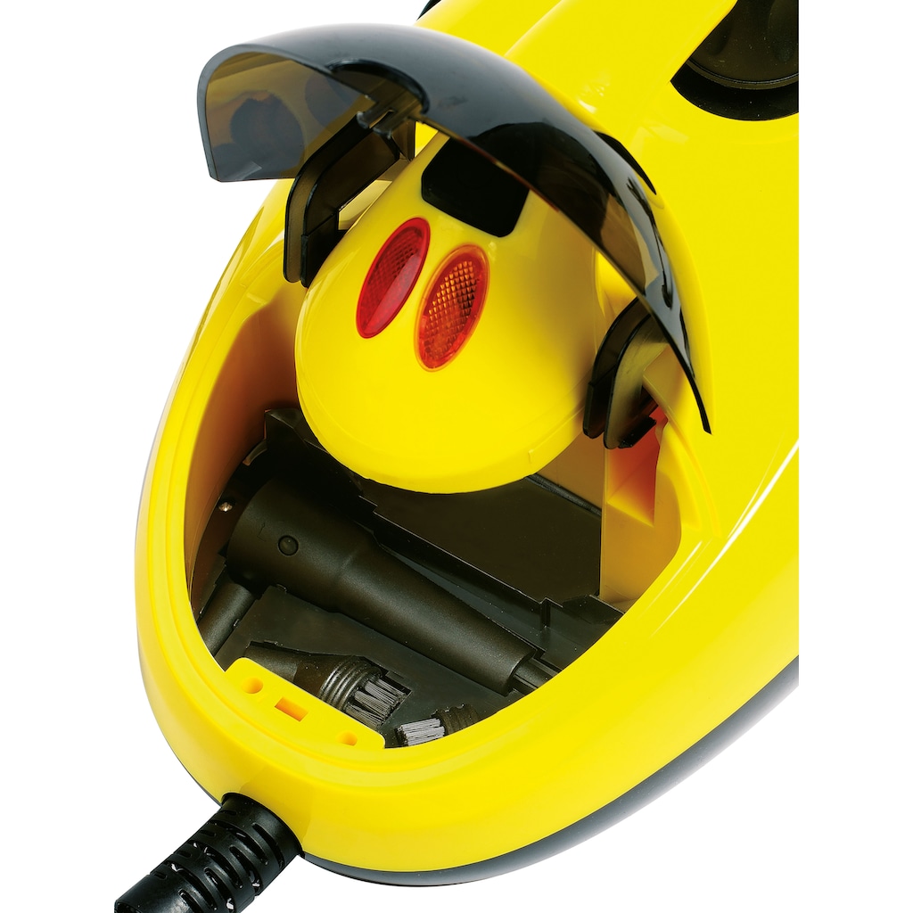 bestron Dampfreiniger »DWJ5280 mit Zubehör-Set«, und Kindersicherung, Kapazität: 1,5 l, Aktionsradius: 10 m, 4 Bar, Gelb