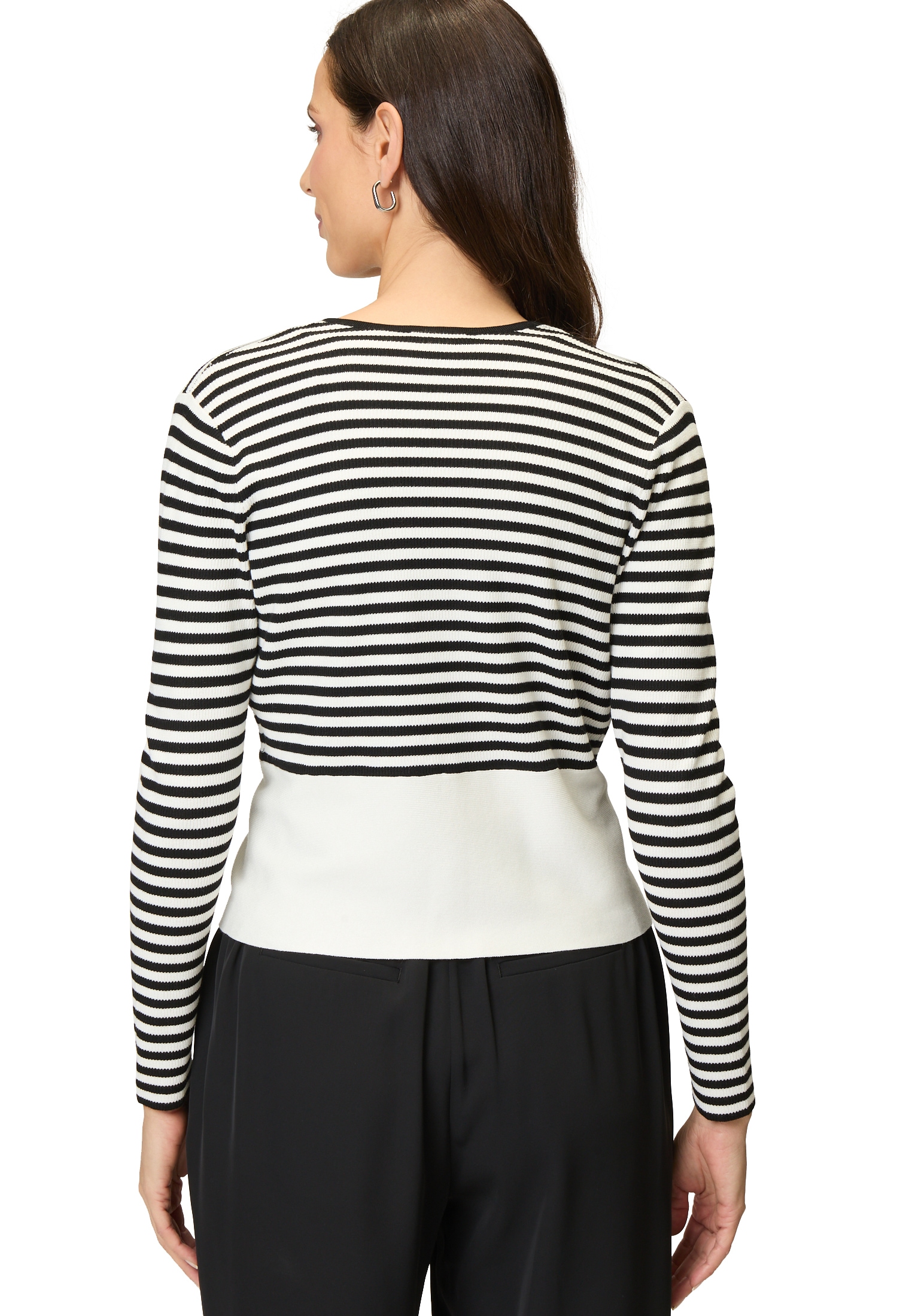Zero Strickjacke »Strickjacke mit Streifen«