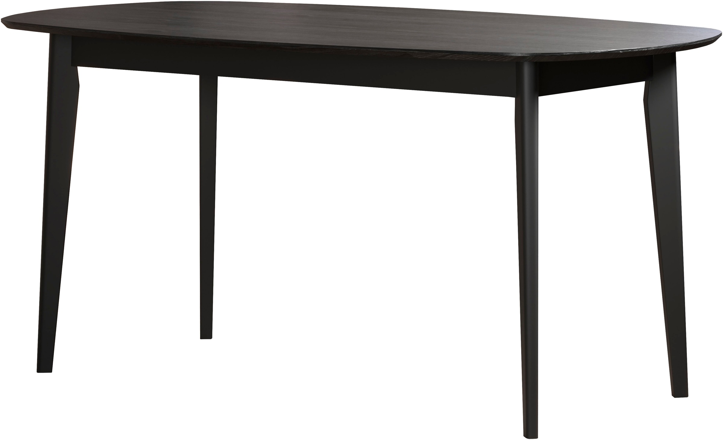 Home affaire Esstisch "Ronda" 1 Stk. tlg. Esszimmertisch oval auf Massivholzfüßen - (B/T/H) 160/90/77 cm