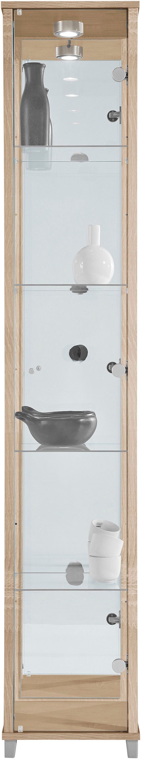 fif möbel Vitrine »OPTIMA« Standvitrine/Glasvitrine 1x Glastür,perfekt für Sammler,Sammlervitrine