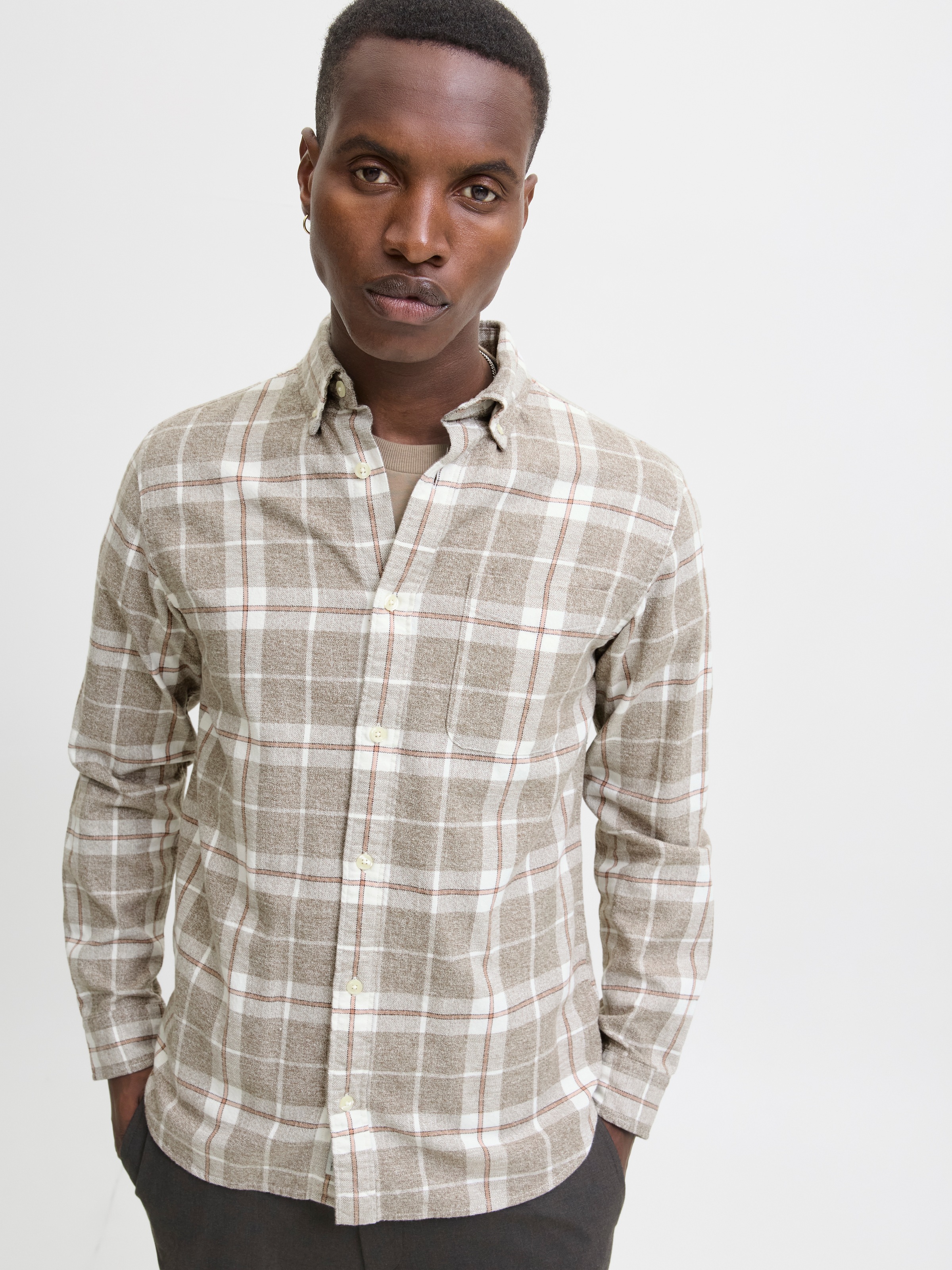 Jack & Jones Langarmhemd »JPRBLUBROOK CHECK L/S SHIRT SN«