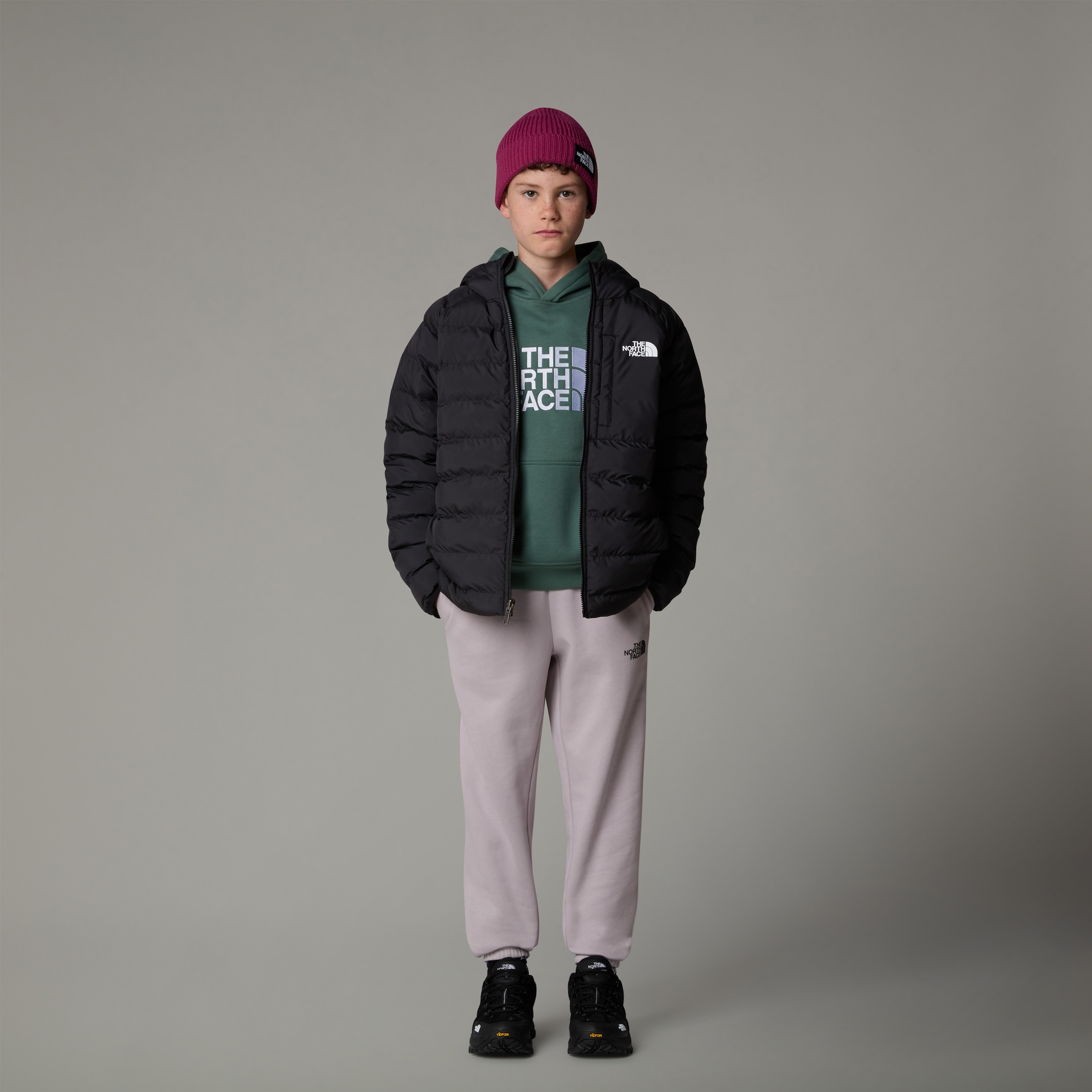 The North Face Steppjacke mit offenen Taschen, mit synthetischer Isolierung, aus Polyester
