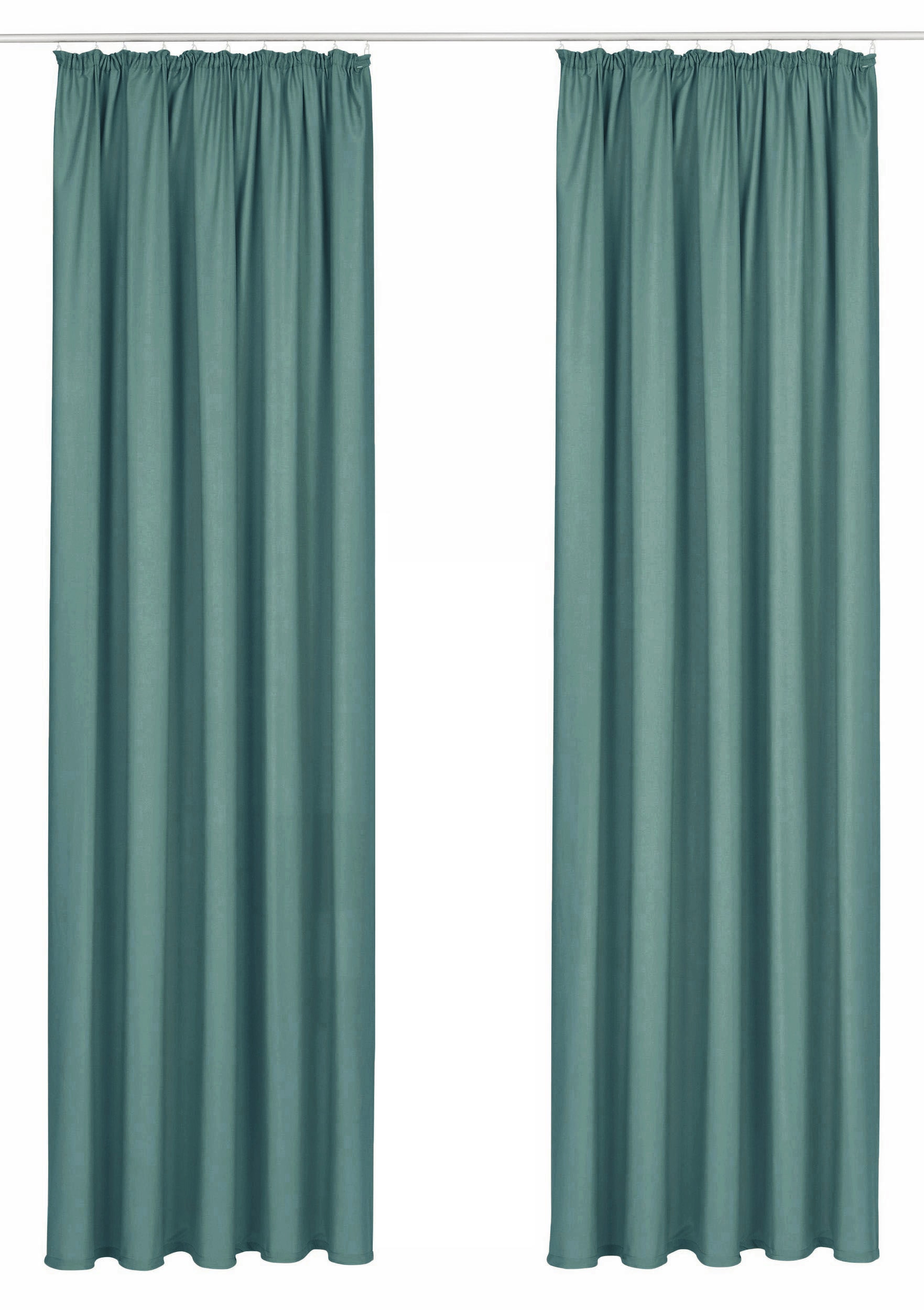 Bruno Banani Vorhang »Lagan«, (2 St.), 2-er Set, gewebt, Microfaser, versch. Größen, einfarbig, Bestseller