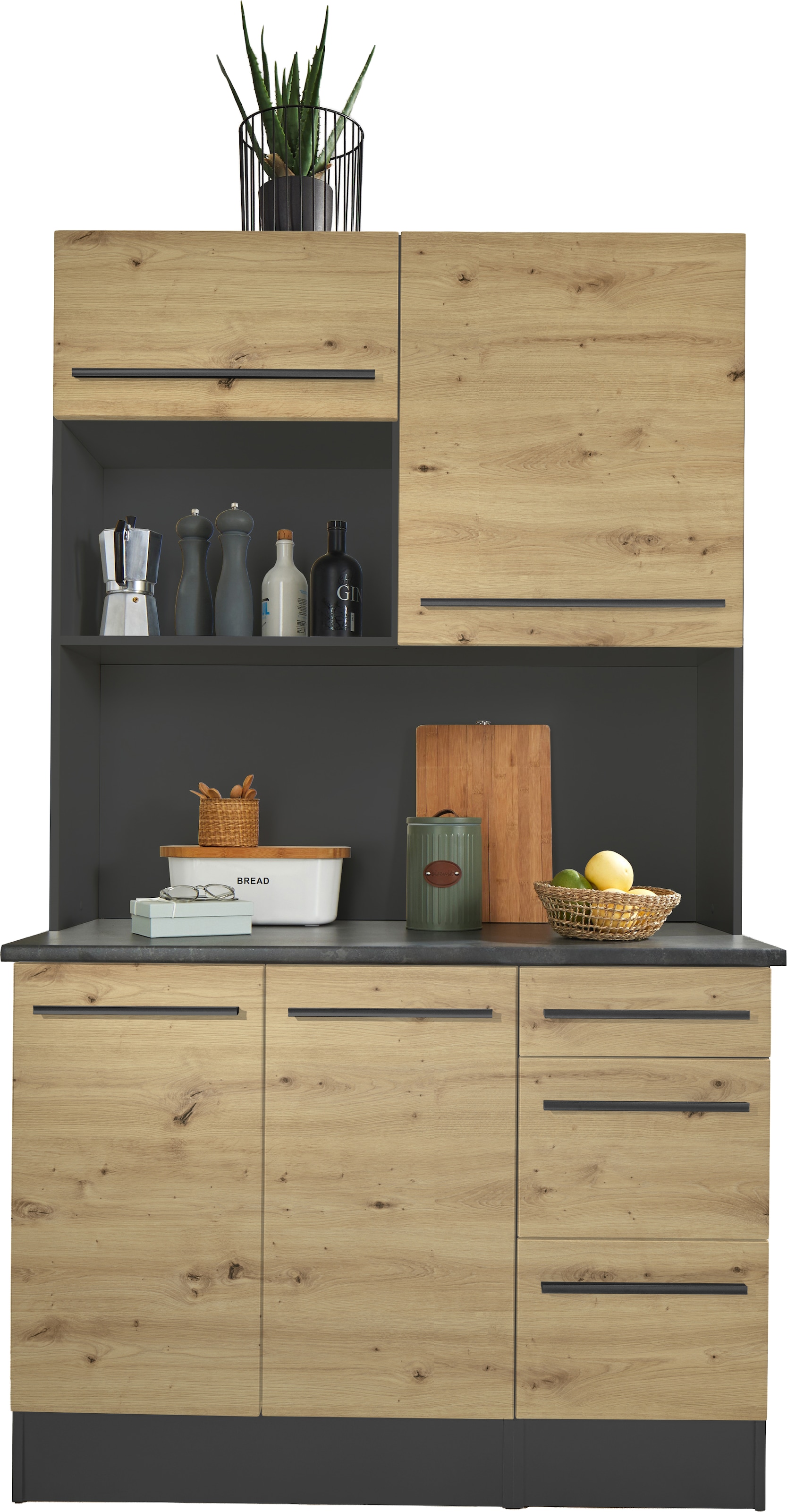 BASIC by Balculina Buffet »Jazz« 1 Stk. tlg. Breite 120cm, Türen, Schubkästen, offenes Fach