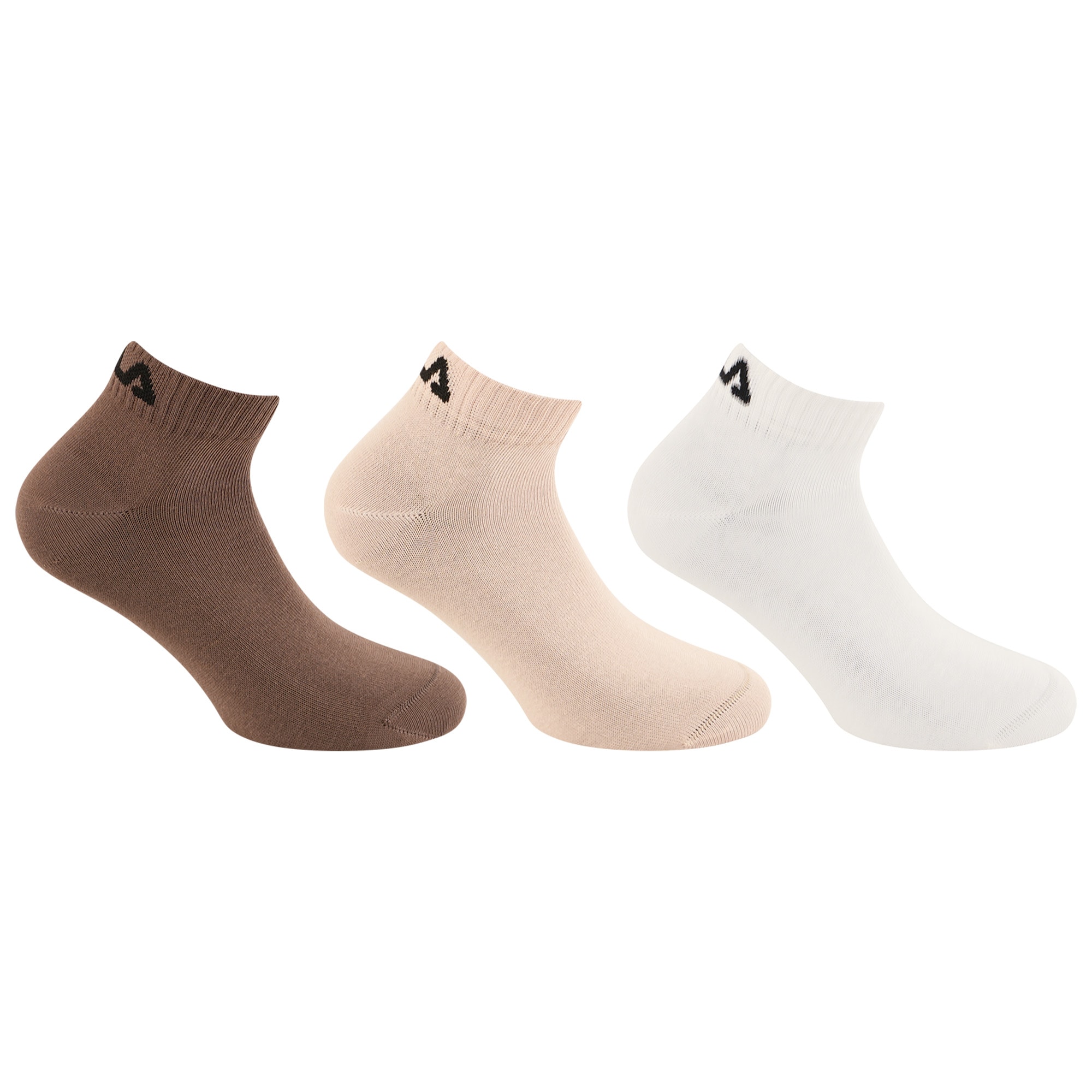 Fila Kurzsocken »UNISEX INVISIBLE PLAIN SOCKS« 3 Paar,  mit Logostickerei