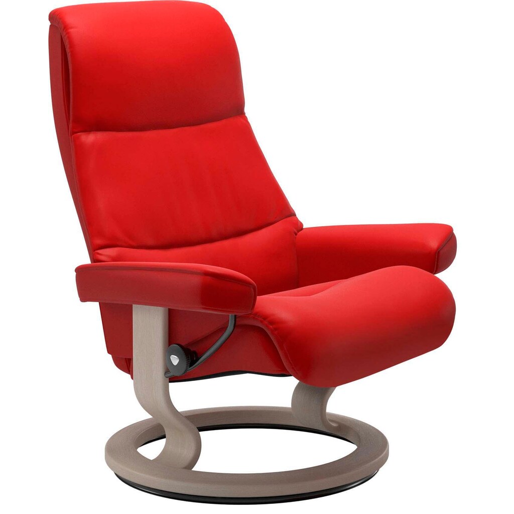 Stressless® Relaxsessel »View«, mit Classic Base, Größe M,Gestell Whitewash