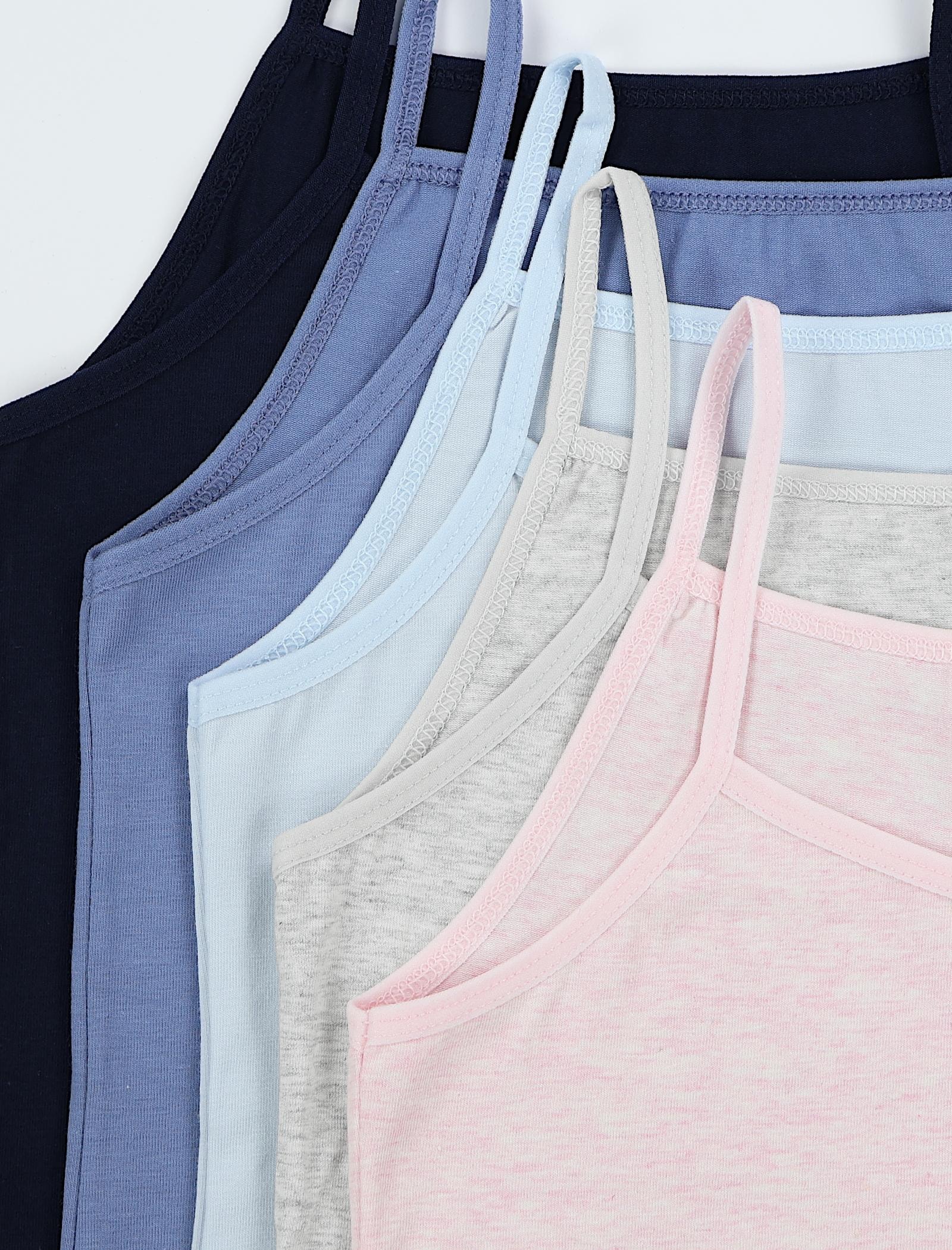 TupTam Unterhemd »Unterhemd Mädchen Unterhemd Spaghettiträger Top 5er Pack«