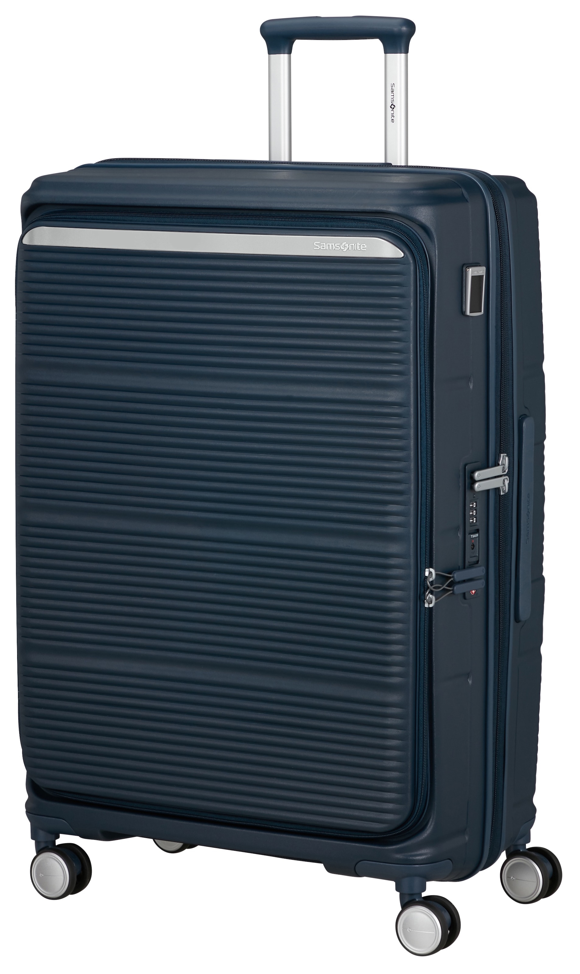 Samsonite 75cm Expandable Spinner Suitcase - Paralux - Midnight Navy - 822985 - 5400520376367