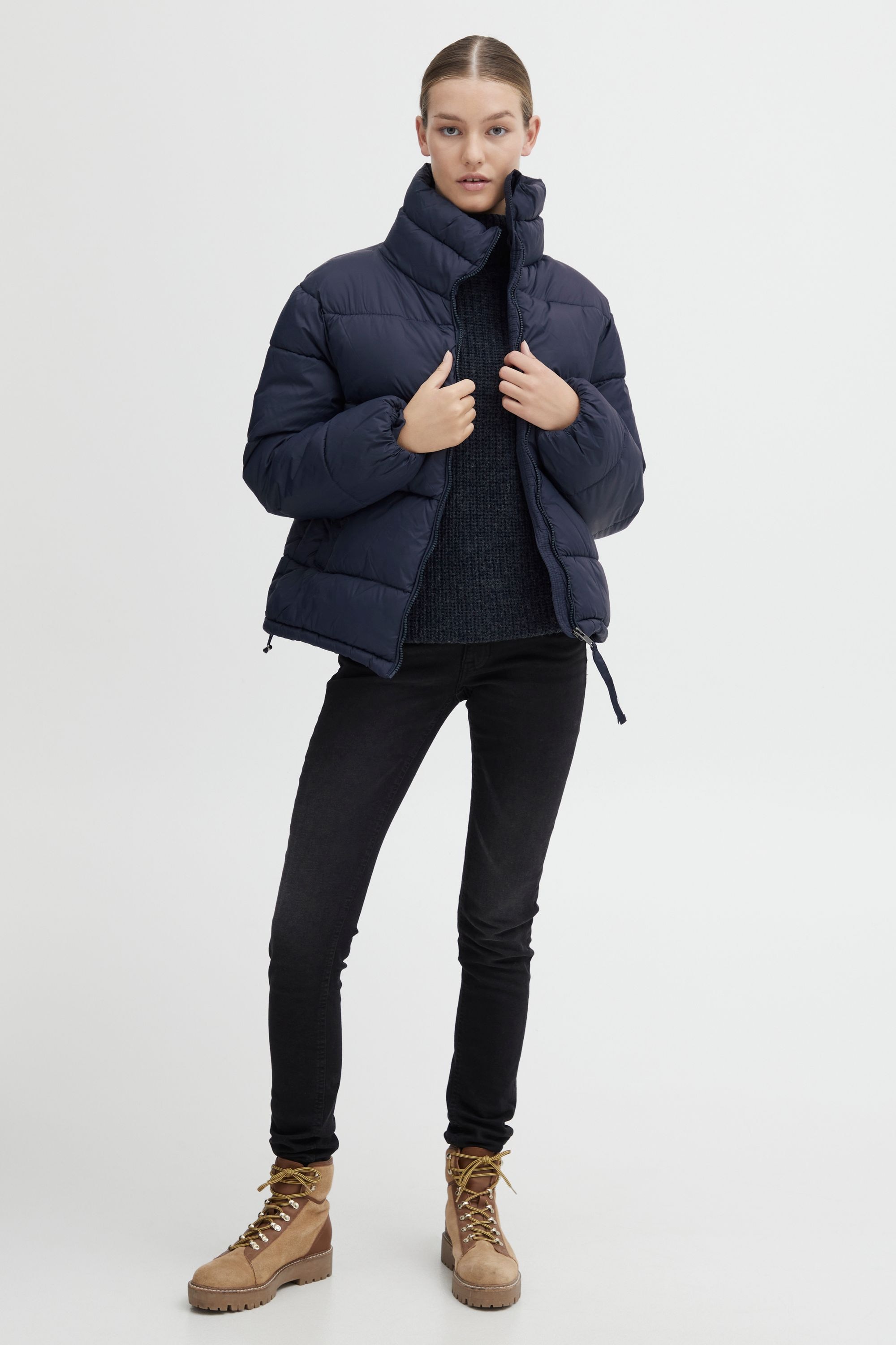 OXMO Steppjacke »Steppjacke OXBodila«, ohne Kapuze