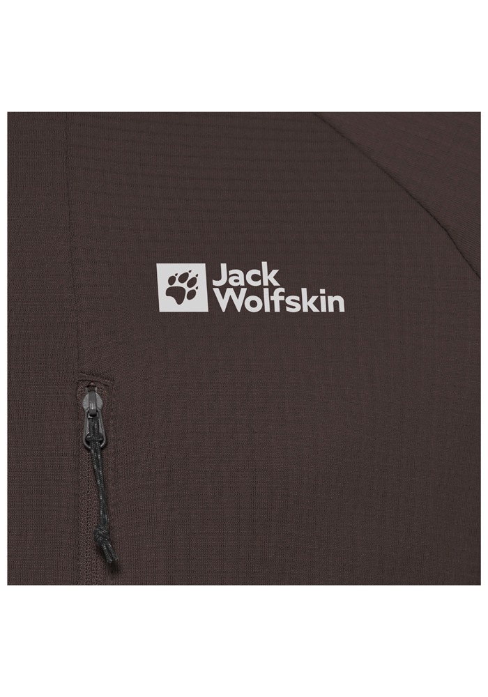 Jack Wolfskin Fleecejacke »KOLBENBERG HOODED FZ M«, mit Kapuze