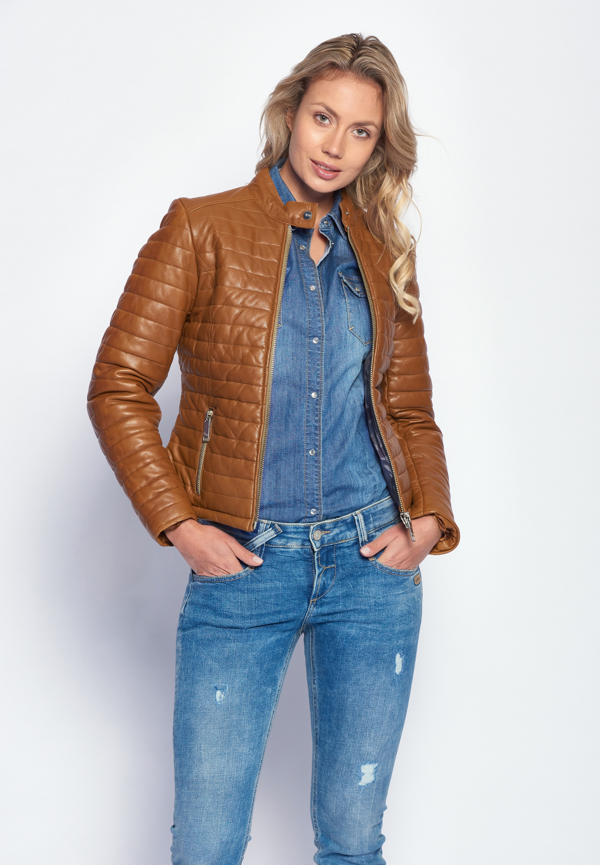 Maze Kurzjacke »Lederjacke Sota«