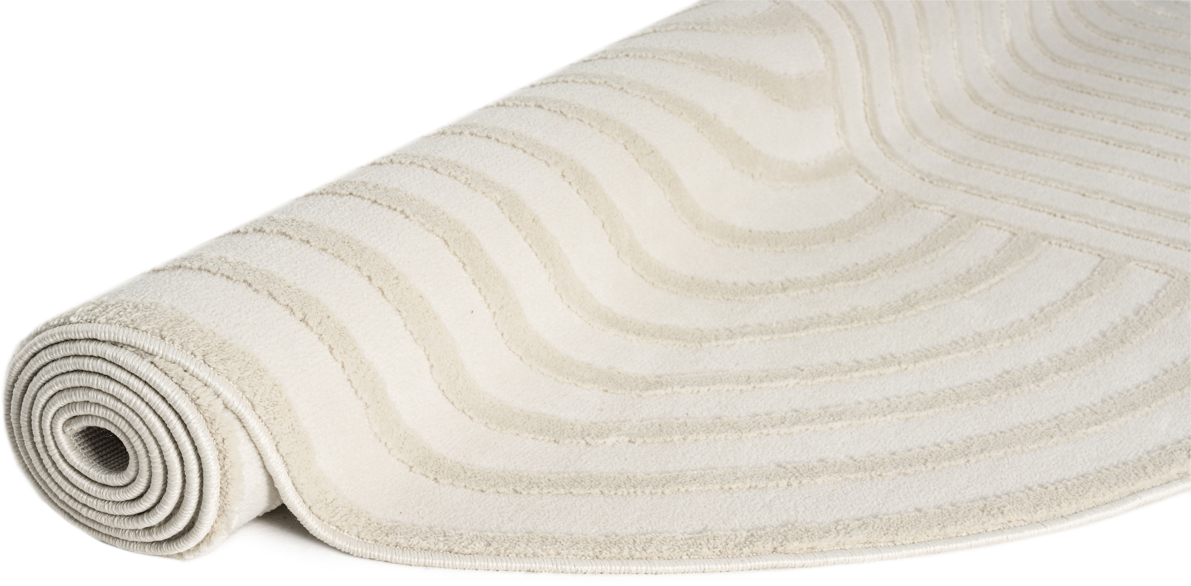 s.Oliver Teppich »Cilla, besondere Form, modernes Design, dichte Qualität« rechteckig 11 mm Höhe Woll-Look, Skandi, Boho, leichter Glanz, Wohnzimmer, Schlafzimmer