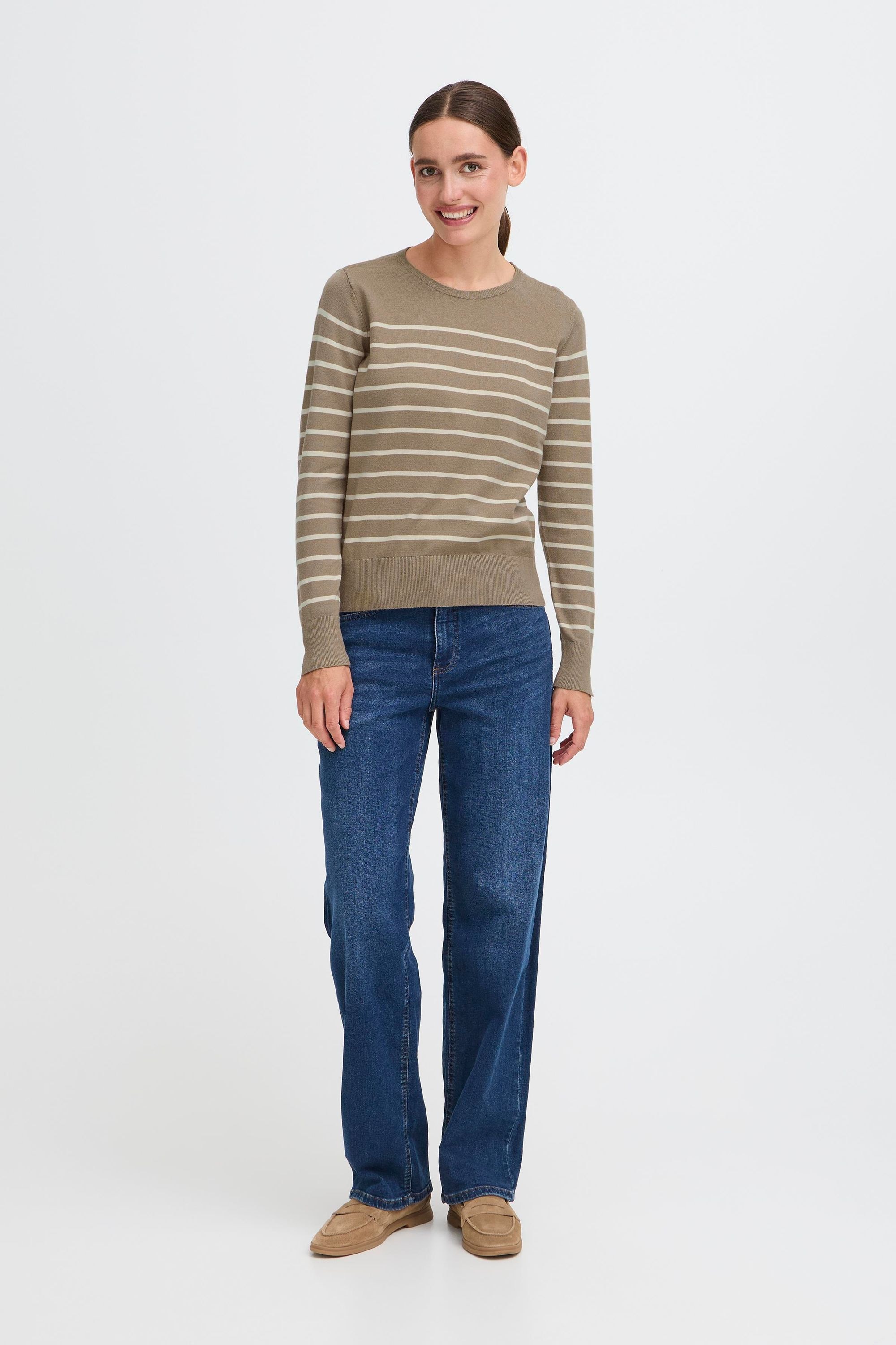 OXMO Strickfleece-Pullover »Strickpullover OXFKEANA«