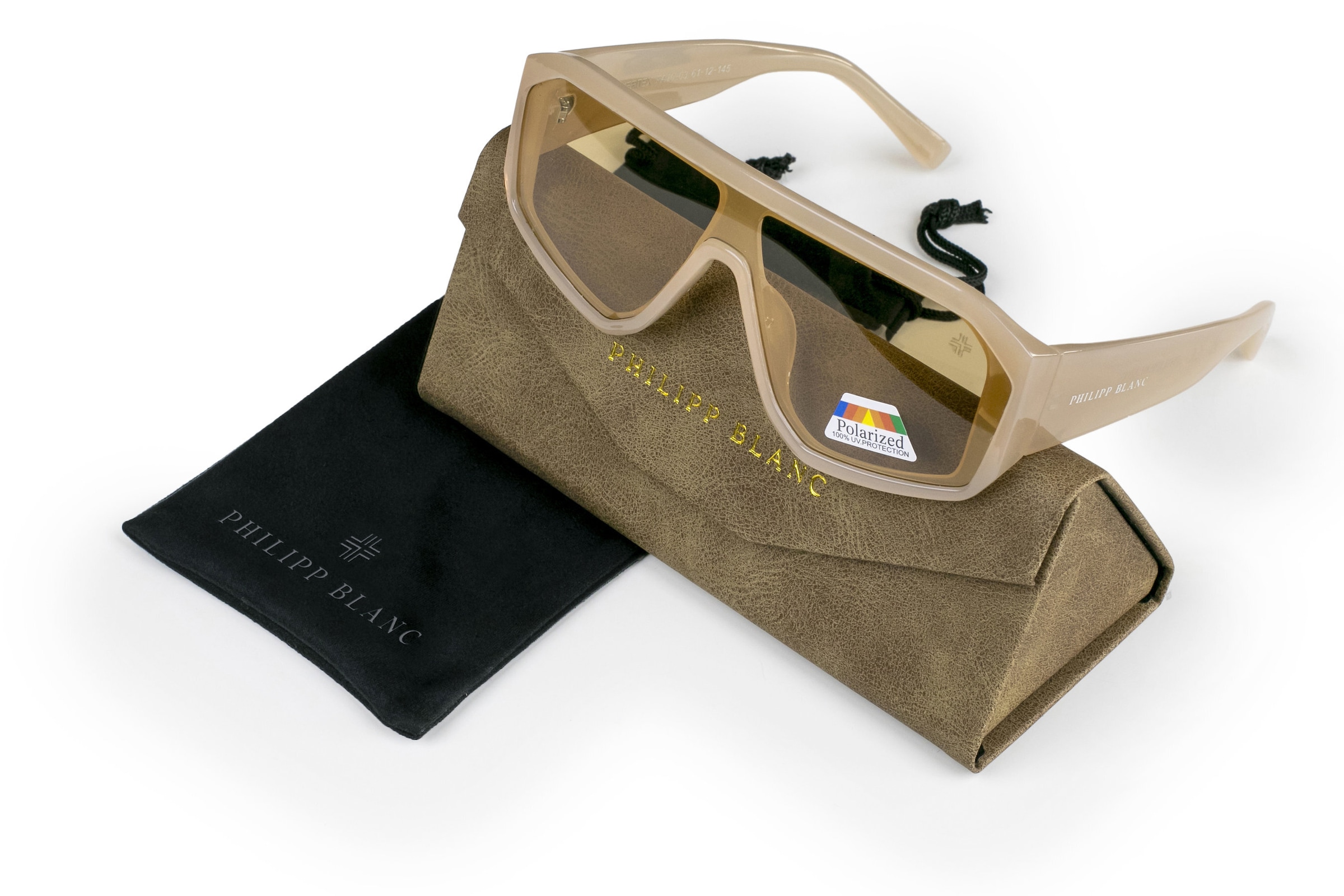 PHILIPP BLANC Sonnenbrille »PA10-03« Glas 0,74 mm, polarisierte Gläser, UV400, CAT3.0
