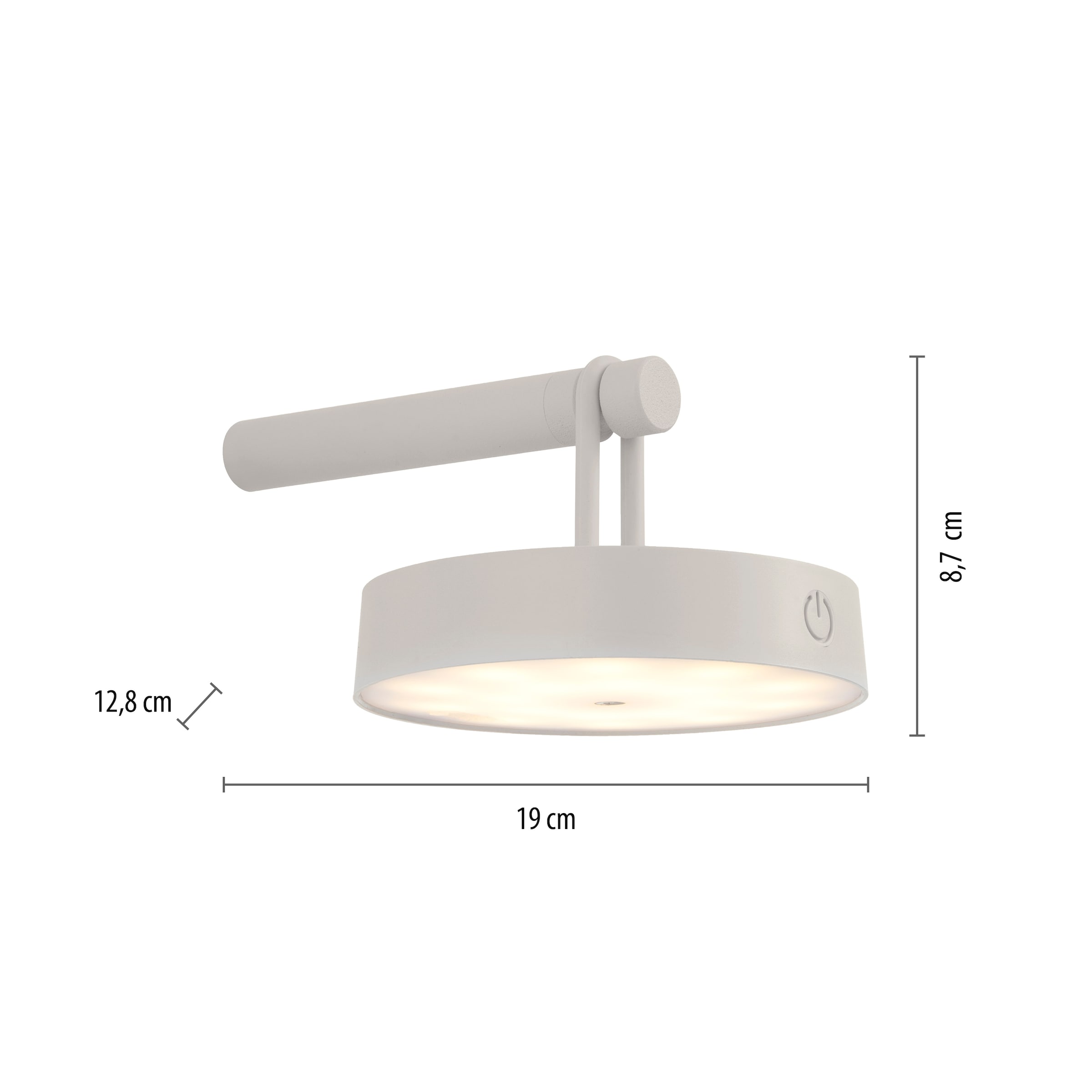 JUST LIGHT Wandleuchte »ARMA«, 1 flammig, Leuchtmittel LED-Modul | LED fest integriert, Akkuleuchte