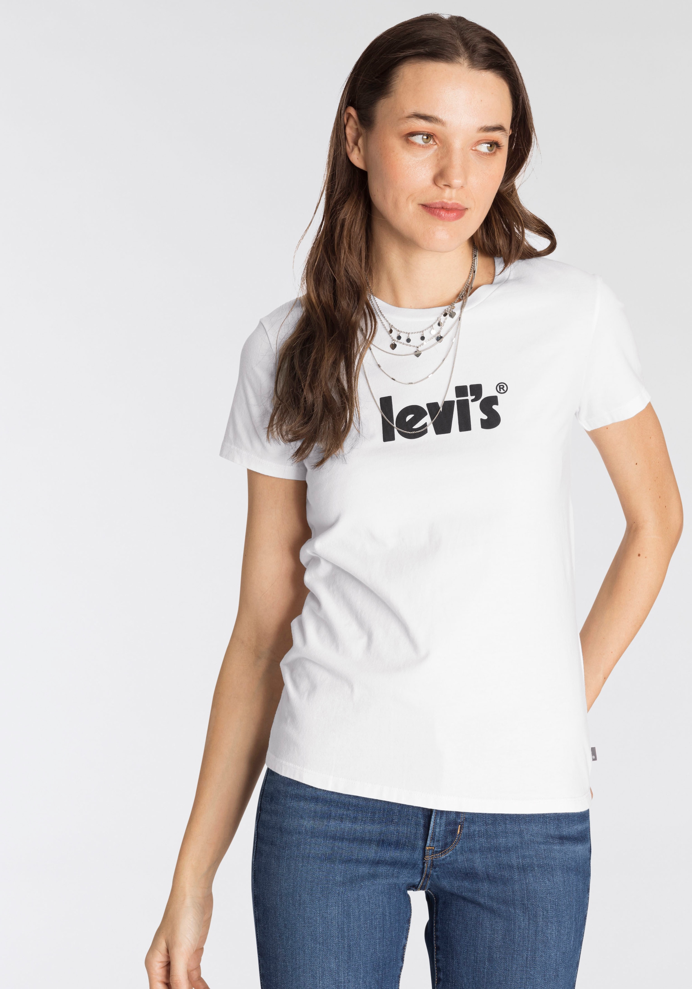 Levi's® T-Shirt »THE PERFECT TEE«, Mit Markenschriftzug