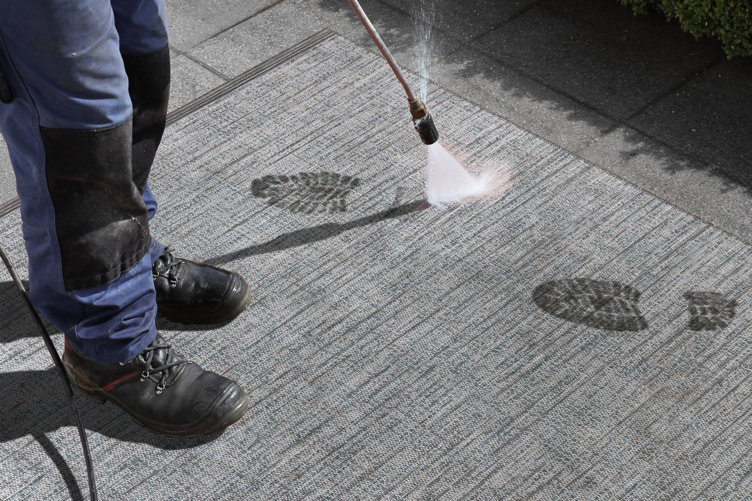 ELLE DECORATION Teppich »Lens«, rechteckig, 3 mm Höhe, In-und Outdoor geeignet, Strapazierfähig und pflegeleicht, Flachgewebe