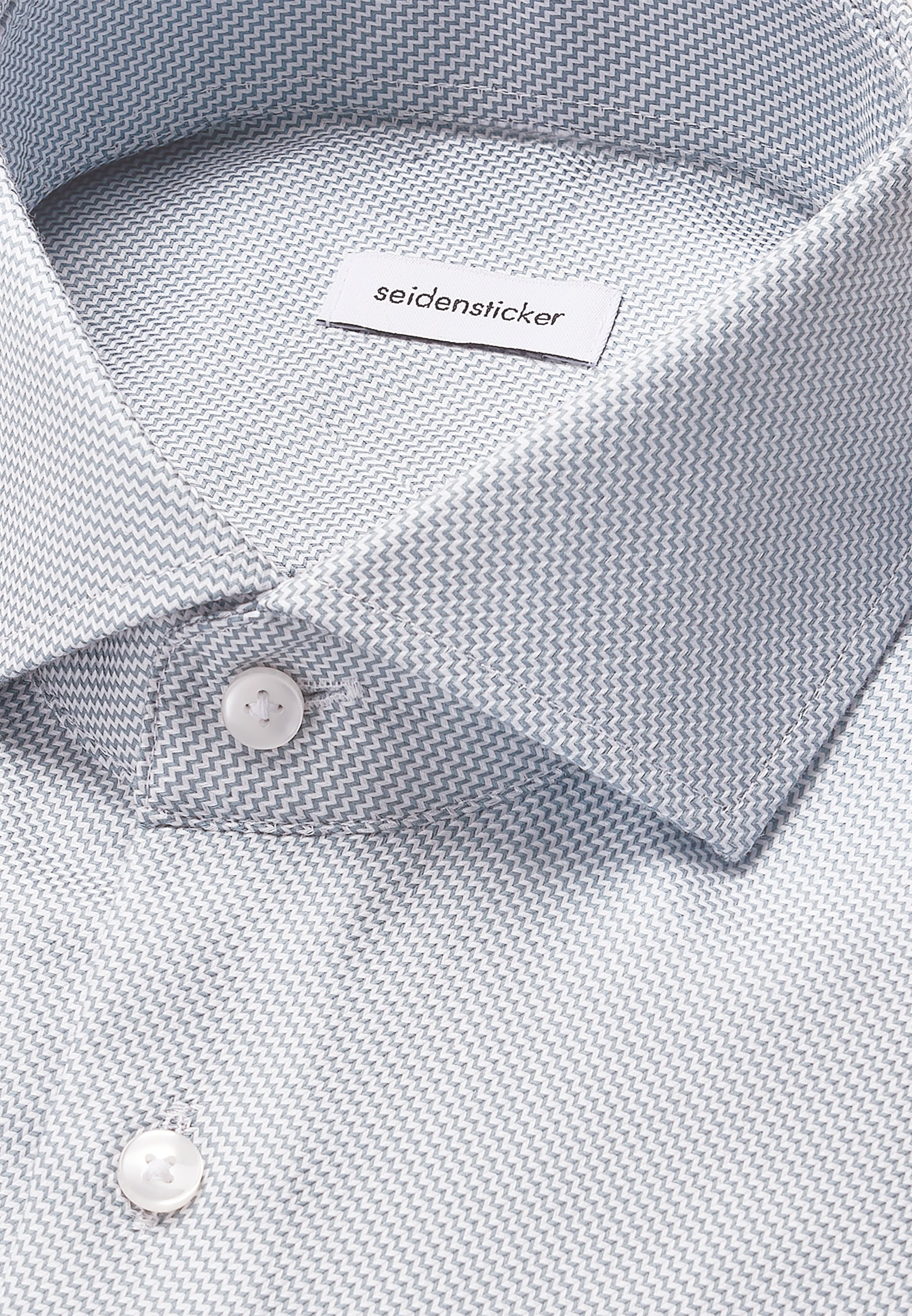 seidensticker Businesshemd »Schwarze Rose«, Regular 1/1 Kentkragen Struktur