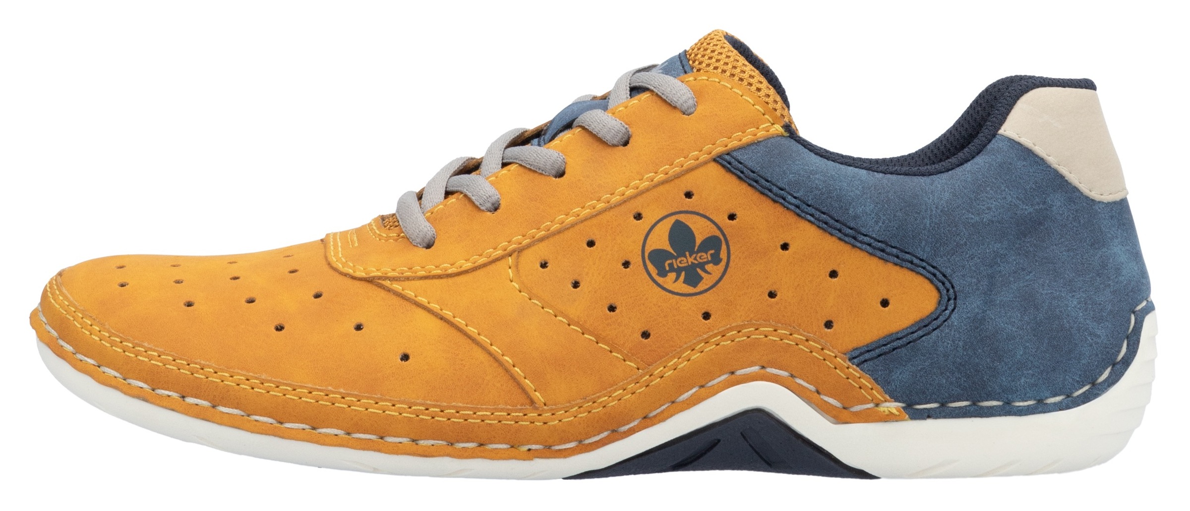 Rieker Sneaker  , Schnürschuh, Halbschuh, Freizeitschuh mit MemoSoft-Innensohle