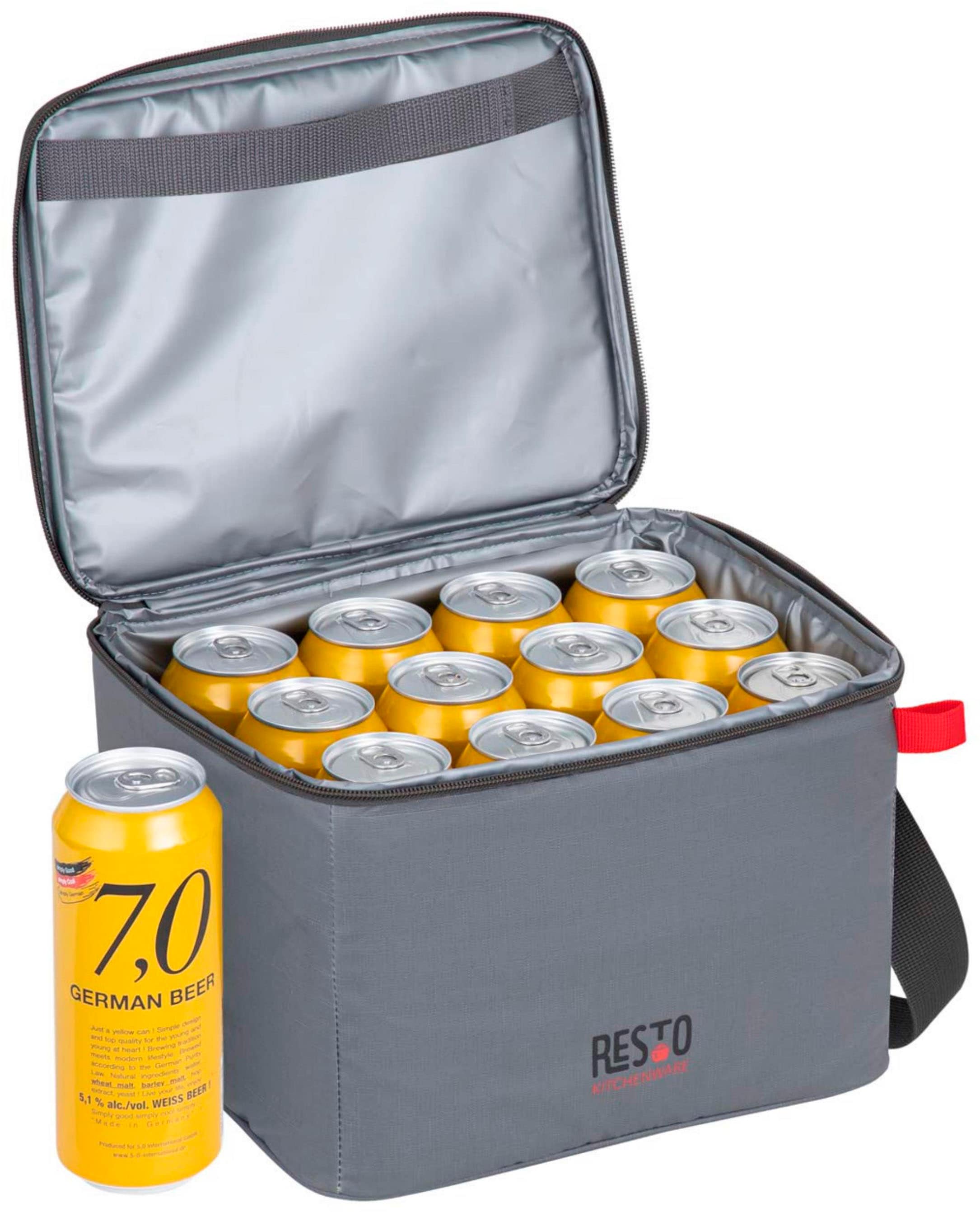 RESTO Kitchenware Kühltasche »Polis faltbare Picknicktasche Lunchtasche Thermotasche Isoliertasche«, Witterungsbeständig und absolut auslaufsicher