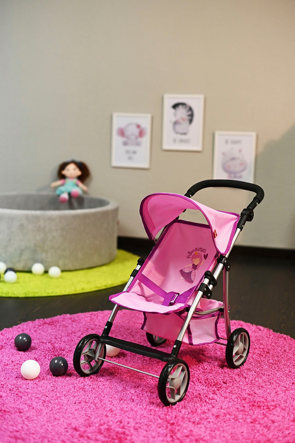 Knorrtoys® Puppenbuggy »Liba - princess pink«