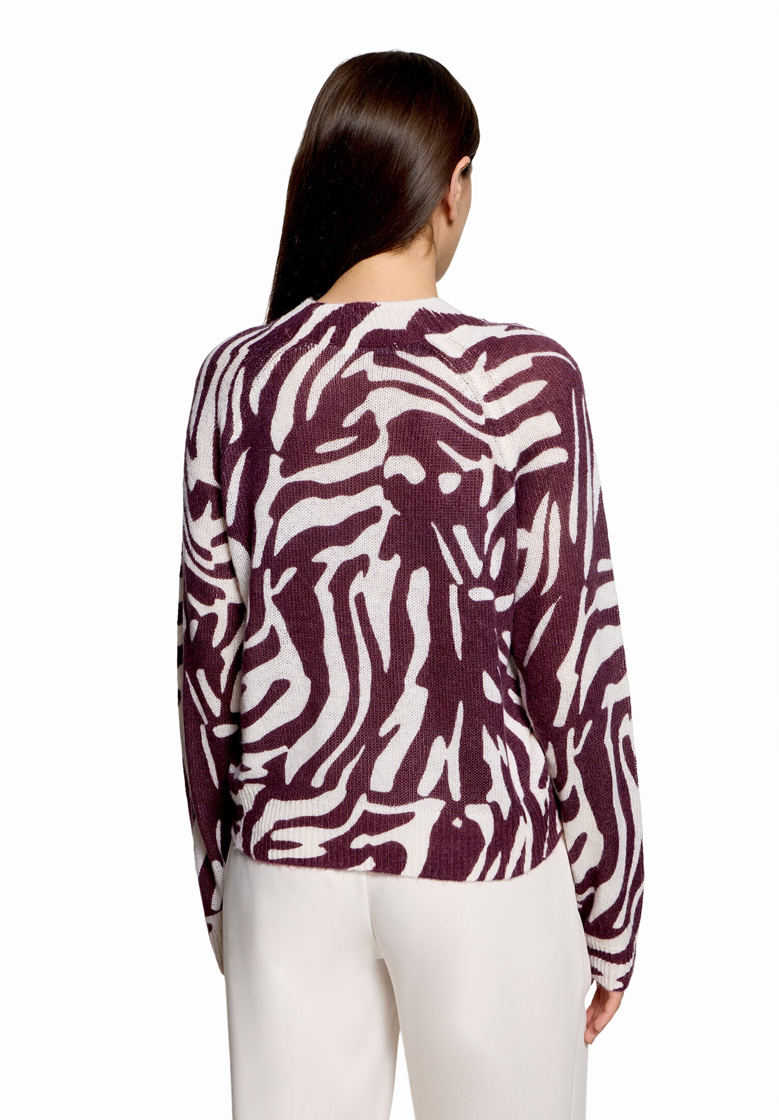 Betty&Co Strickpullover »Strickpullover mit Animalprint«